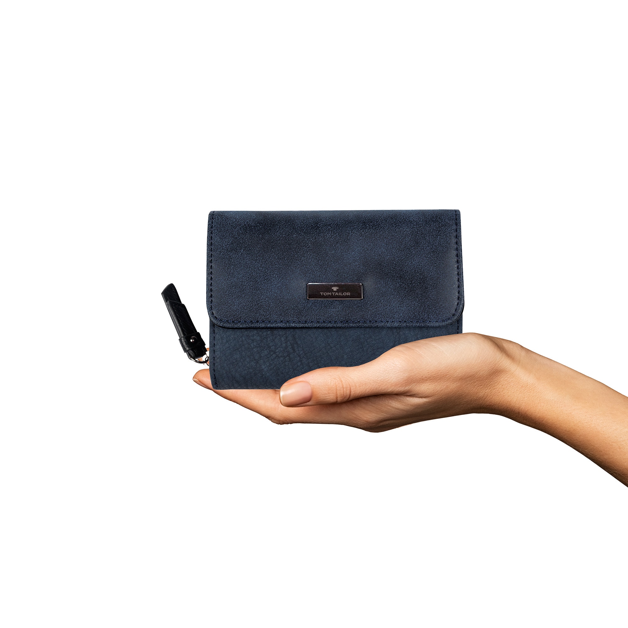 TOM TAILOR Geldbörse »Elin« harmonischer Materialmix mit leicht kontrastfarbener Steppung