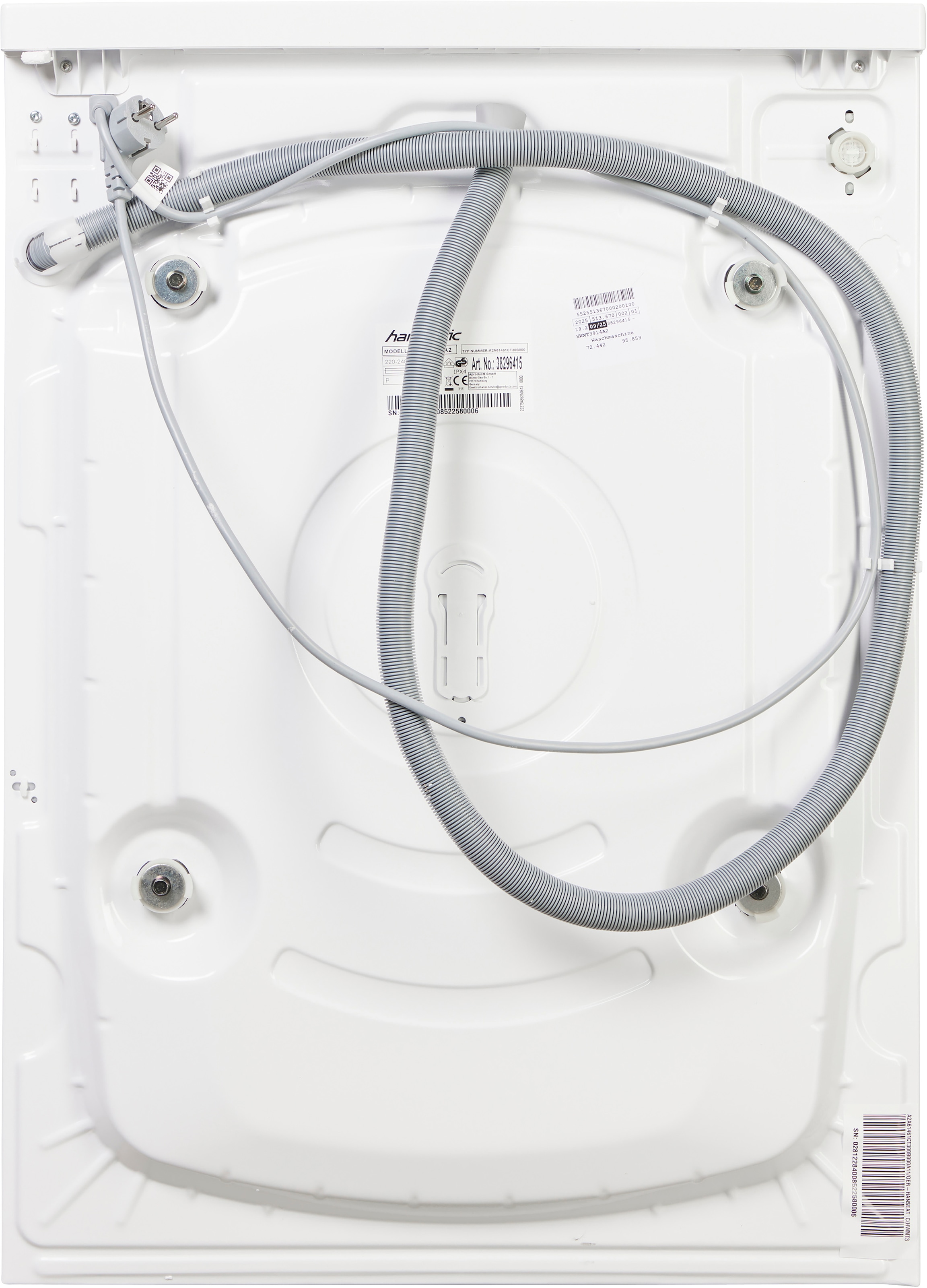 Hanseatic Waschmaschine »HWMT3914A2« 9 kg 1400 U/min