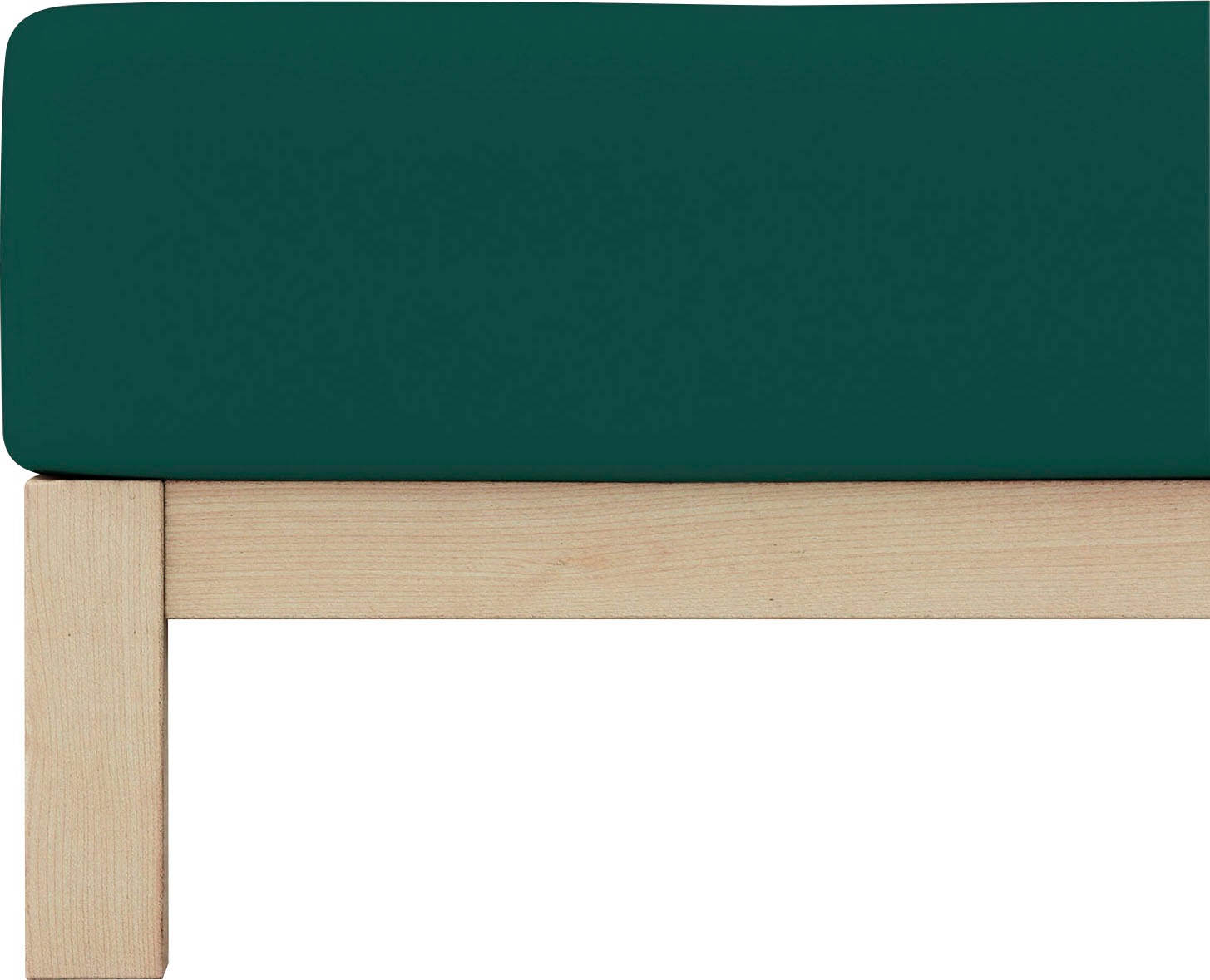 Schlafgut Spannbettlaken »PURE Bio-Baumwolle mit Elasthan, dehnbar blickdicht, straff, Bettlaken«, PREMIUM Laken für Matratzen bis 30cm Höhe, in 90x200, 140x200, 180x200