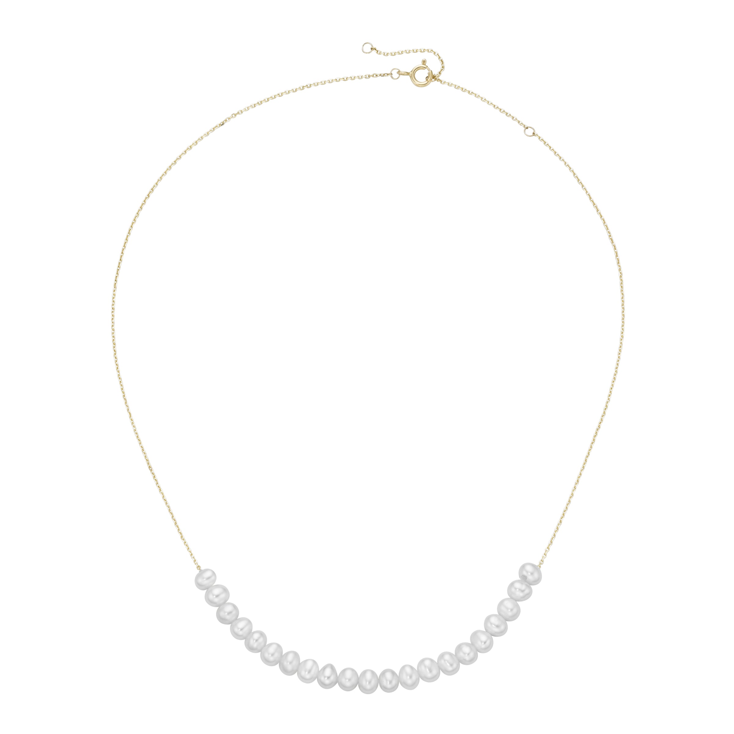Luigi Merano Goldkette »Kette mit Süßwasser Perlen, Gold 585«