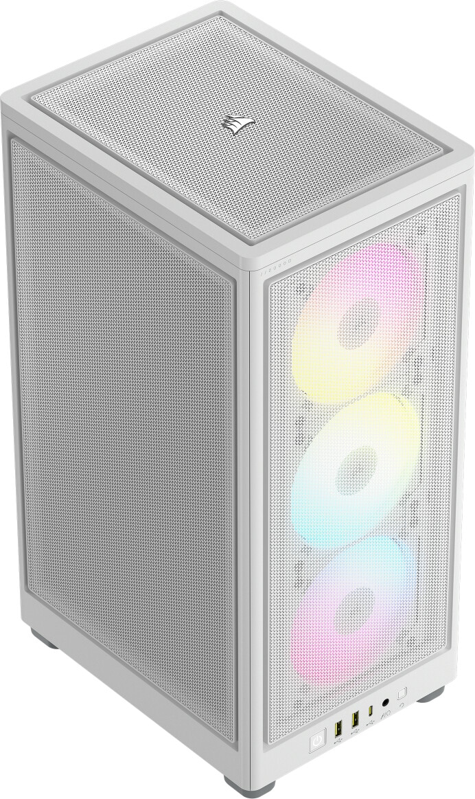 Corsair PC-Gehäuse »iCUE 2000D RGB AIRFLOW Mini-ITX Case, White«