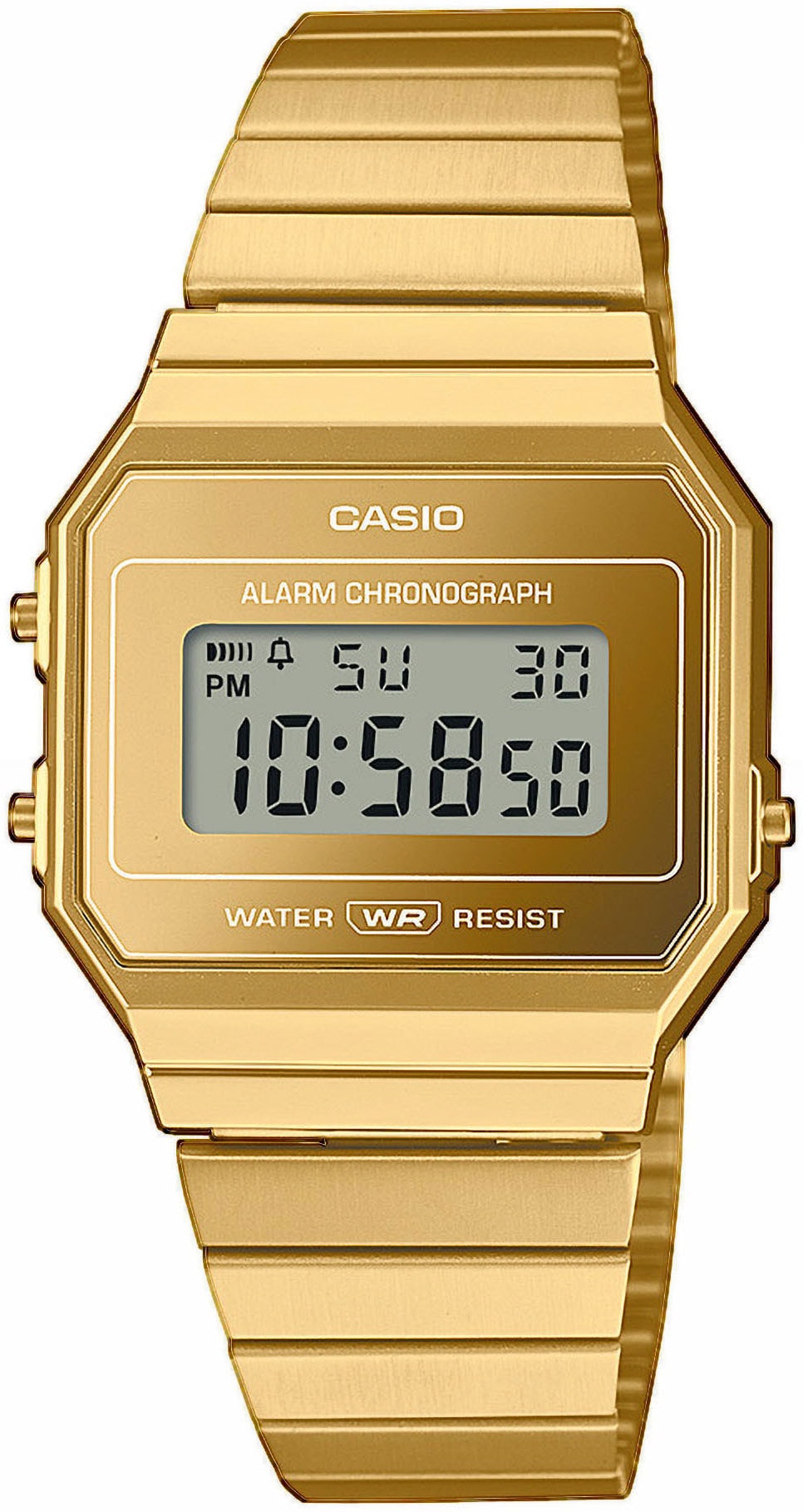 CASIO VINTAGE Chronograph, Quarzuhr, Armbanduhr, Damenuhr, Herrenuhr,Digitaluhr, Edelstahlarmband