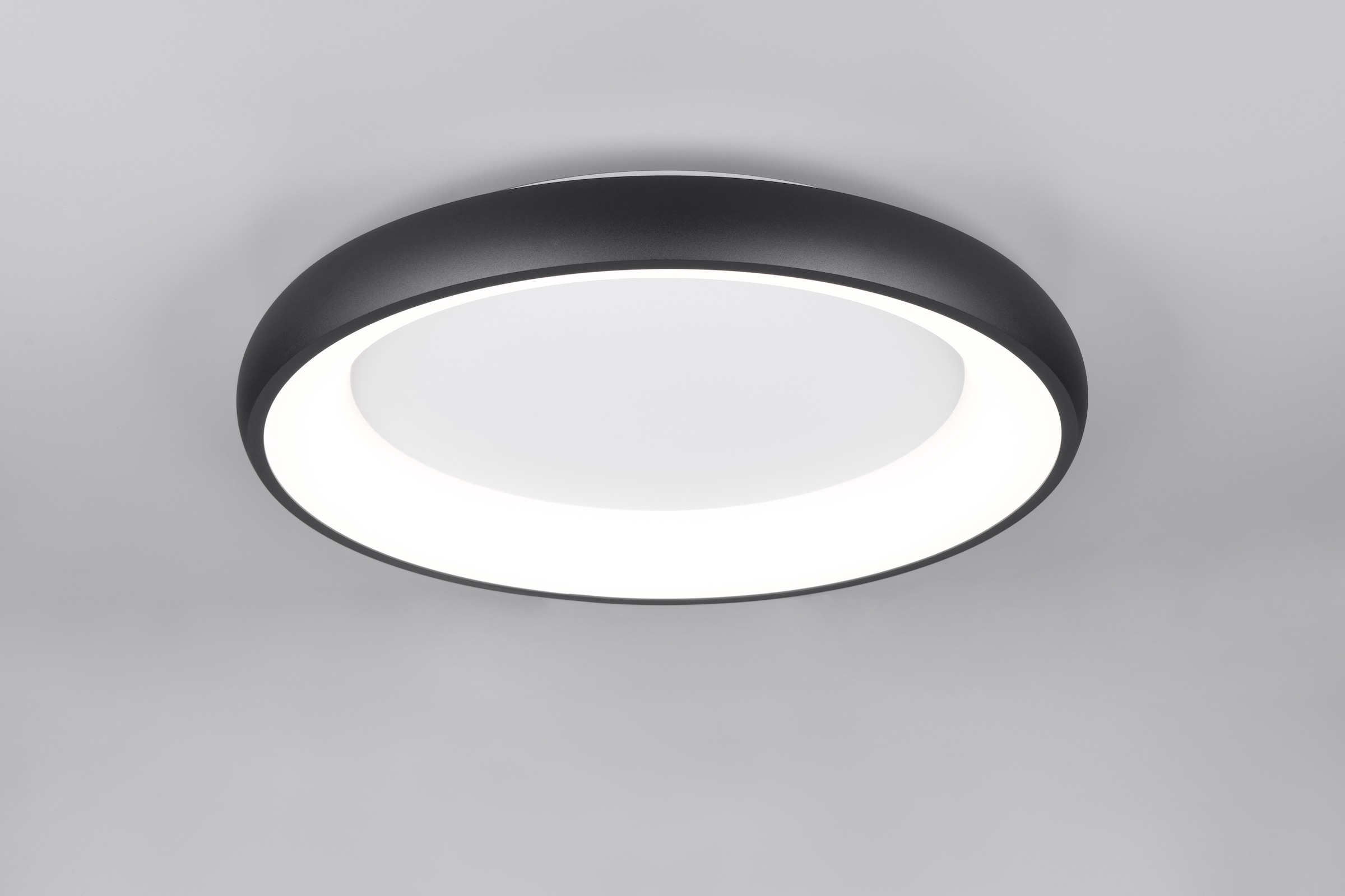 TRIO Leuchten LED Deckenleuchte »CARDONA, runde LED Deckenlampe Büro, Ø 62cm, 4400 Lumen 38W, dimmbar« LED-Board 1 Stk. warmweiß - kaltweiß CCT - Lichtfarbe einstellbar 2300/3000/4000K, auch Wandmontage möglich