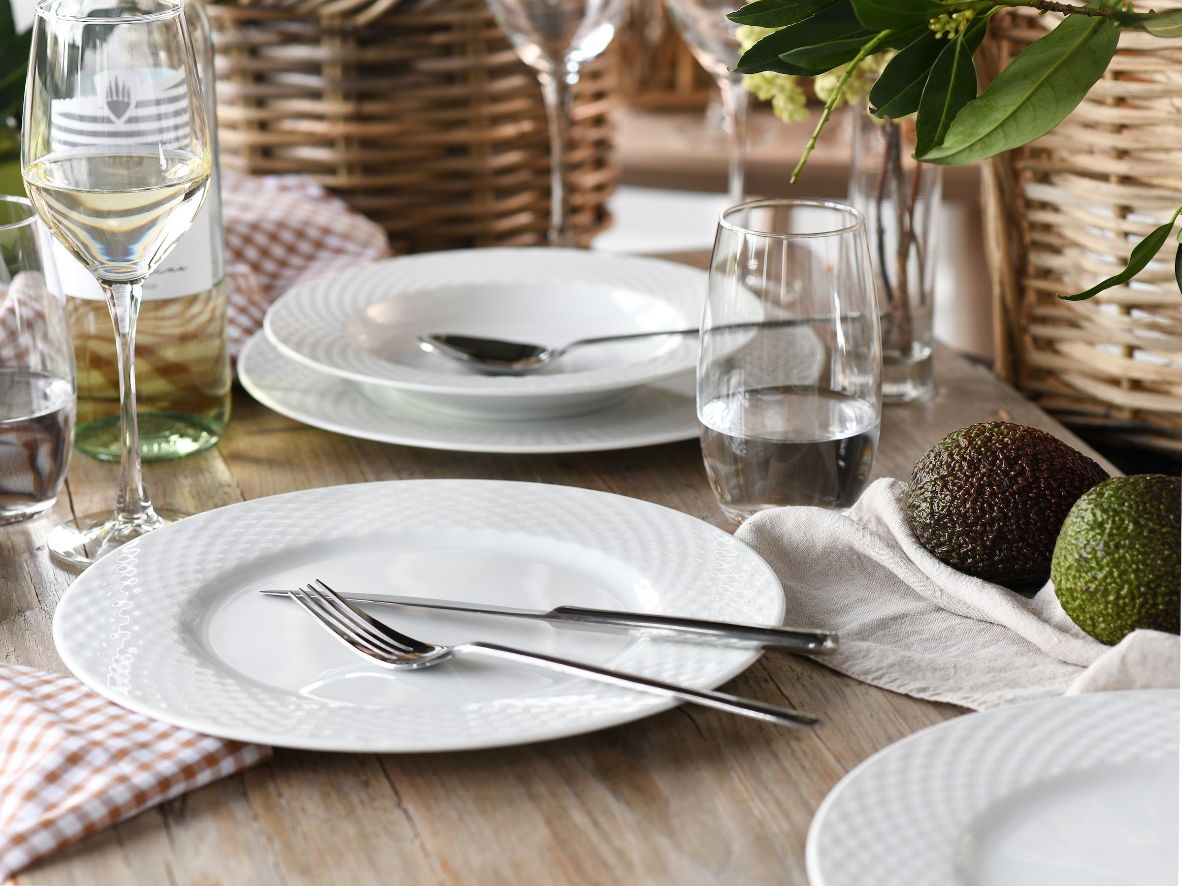 CreaTable Tafelservice »Polo, Service 12-tlg.« Teller Set, Daily Use, Zeitlos