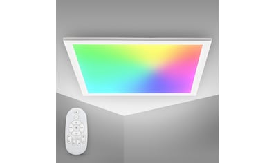 Brilliant Leuchten LED Panel »Abie«, mit RGB Farbwechsel, dimmbar, 120x30 cm,  3800 Lumen, Farbtemperatur 2700-6500 Kelvin einstellbar, inkl. Fernbedienung  im OTTO Online Shop