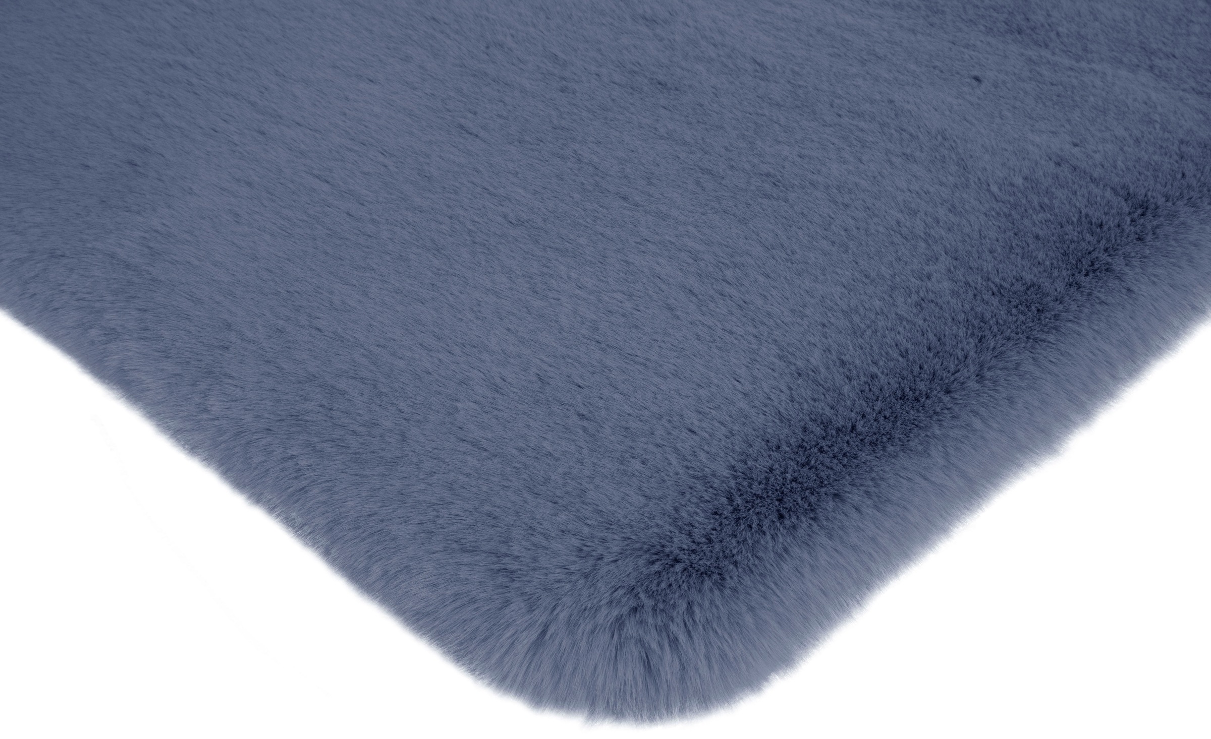 my home Badematte »Rabbit Badematten, Badvorleger, Badezimmer Teppich«, rutschhemmend beschichtet, strapazierfähig-fußbodenheizungsgeeignet-schnell trocknend, Kaninchenfell-Haptik, Badteppich, rechteckig, rund & als 3-tlg. Set