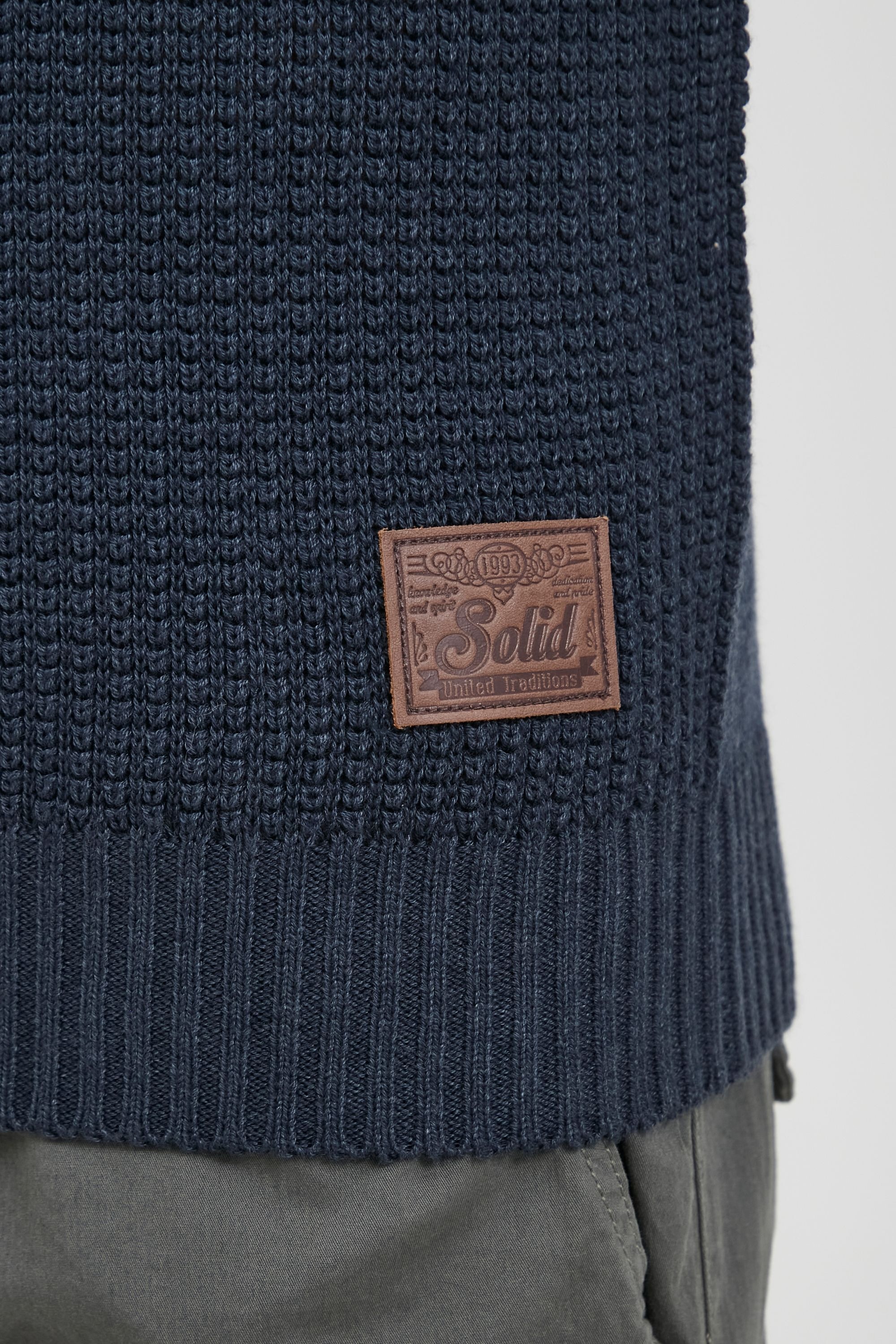 !Solid Strickfleece-Pullover »Strickpullover SDTerrance«
