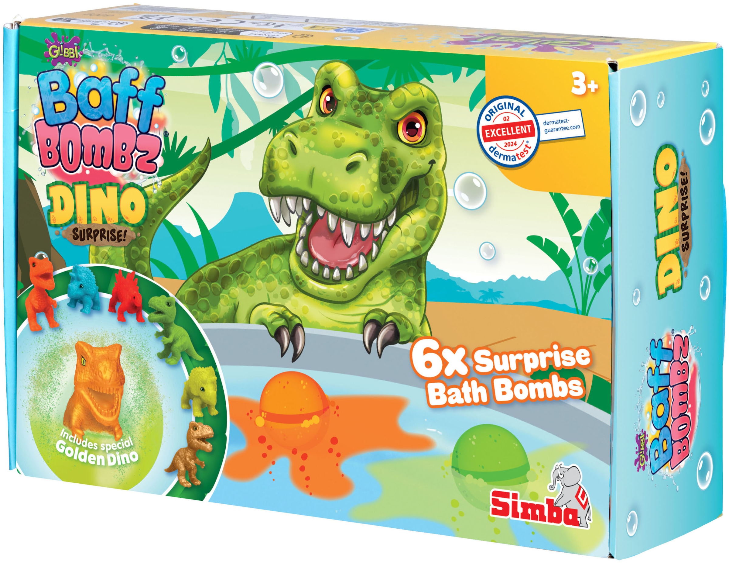 SIMBA Badespielzeug »Glibbi Dino Surprise« Badebomben