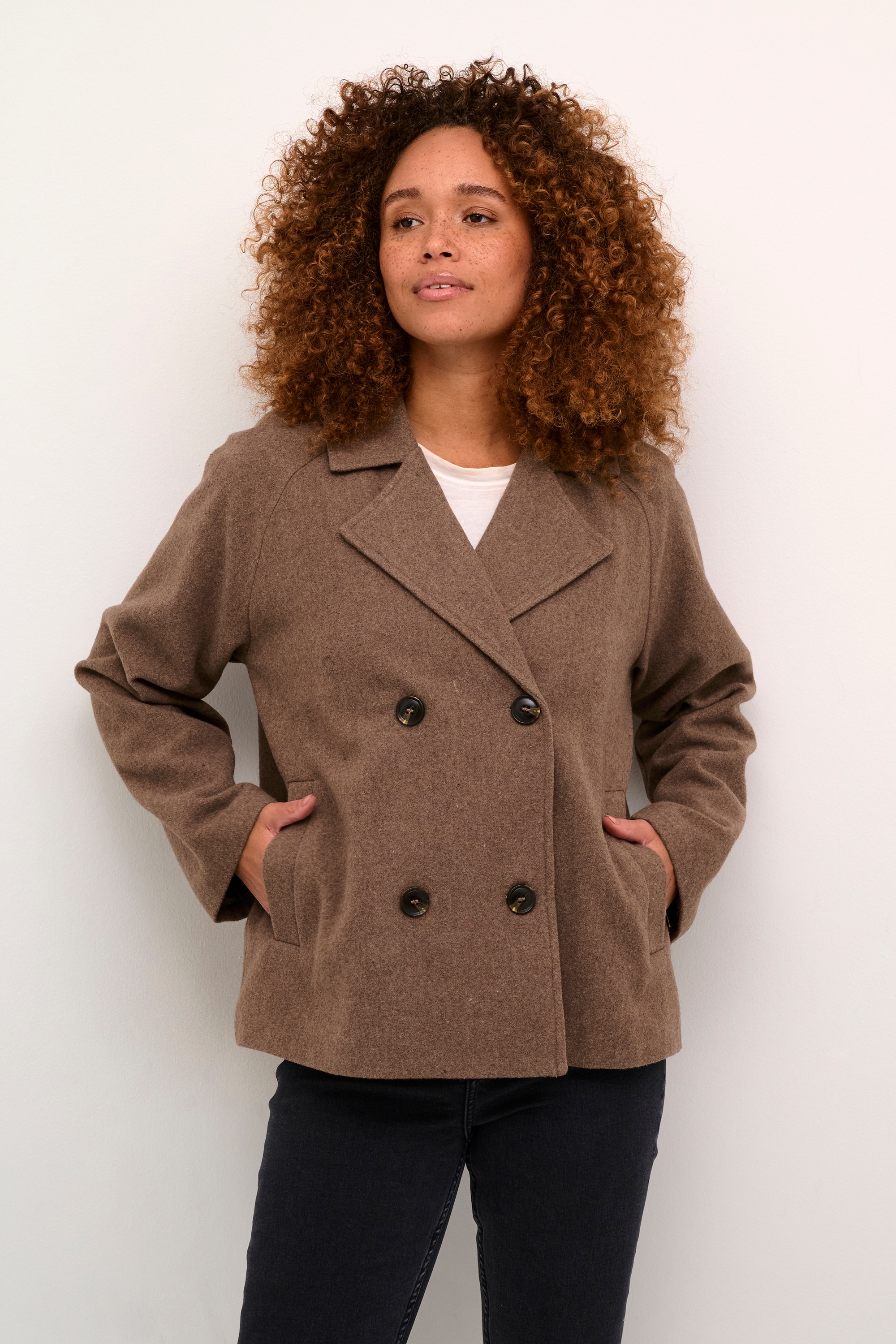 KAFFE Wintermantel »Jacke KAfanny«