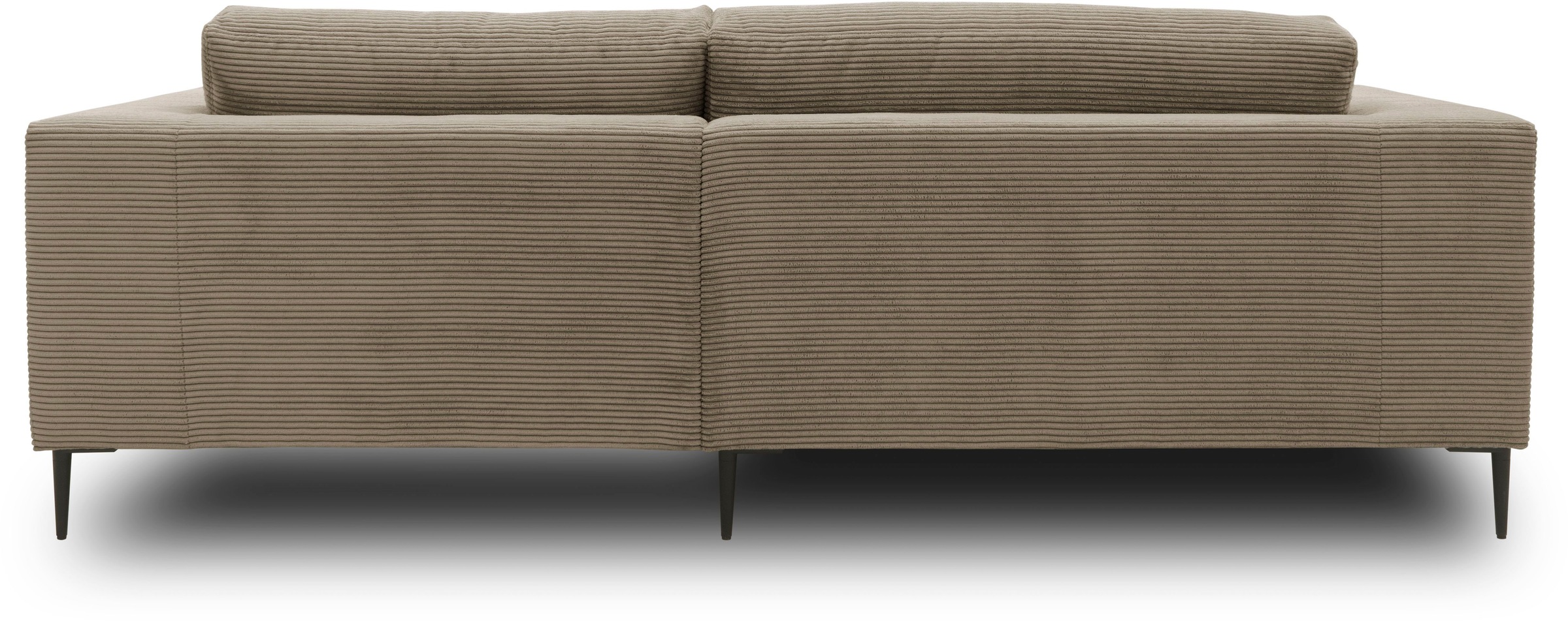 DOMO collection Ecksofa »Modica kompakt und elegant, Breite 244, L-Form«, moderne Optik mit extrabreiter Recamiere, auch in Cord
