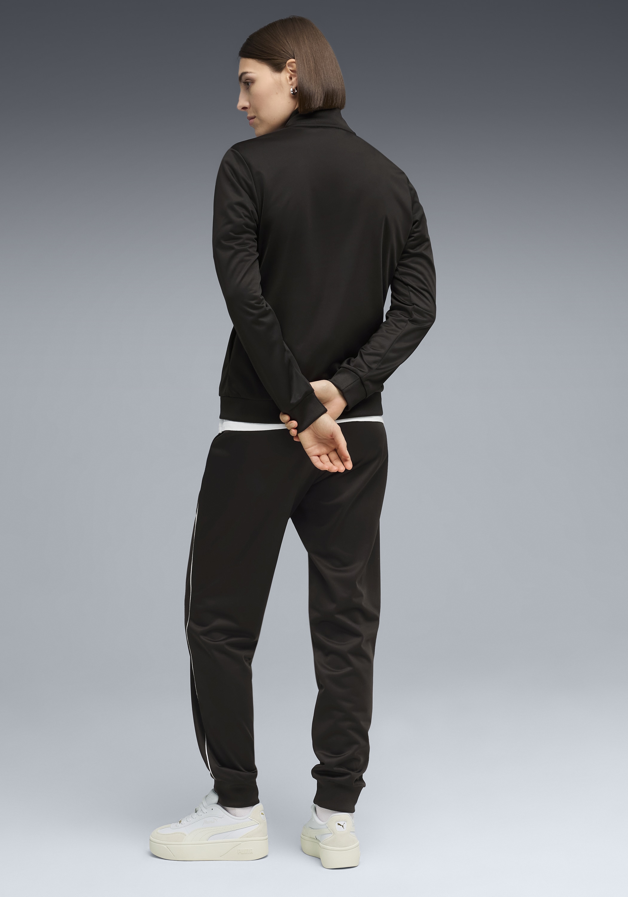 PUMA Trainingsanzug »POLY SUIT CL« 2 tlg. Regular Fit, ohne Kapuze