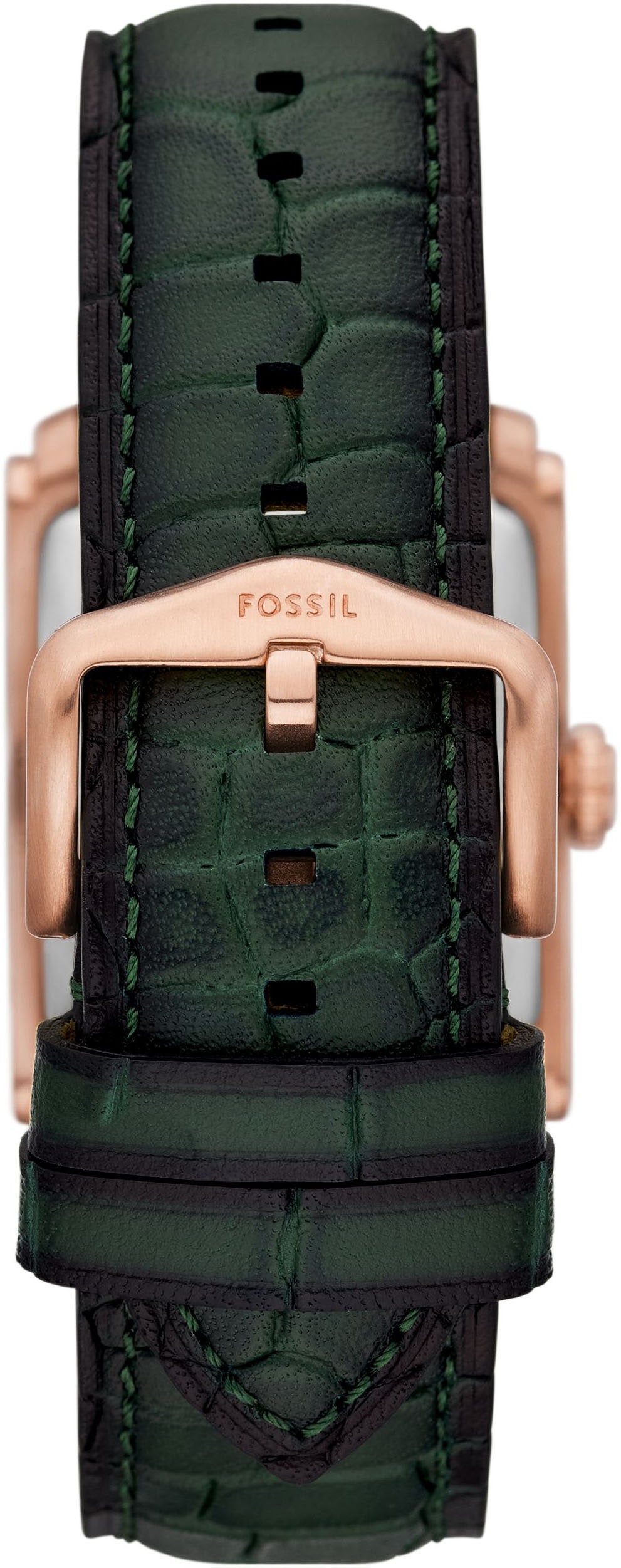 Fossil Quarzuhr »CARRAWAY«, Armbanduhr, Herrenuhr, Lederarmband, analog