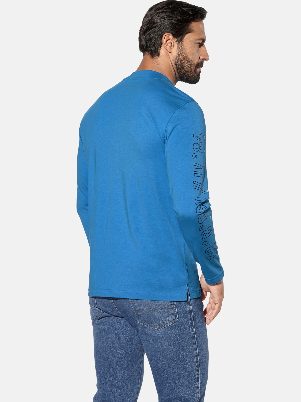Jan Vanderstorm Langarm-Poloshirt »3er Pack Langarmshirt NORGARD«