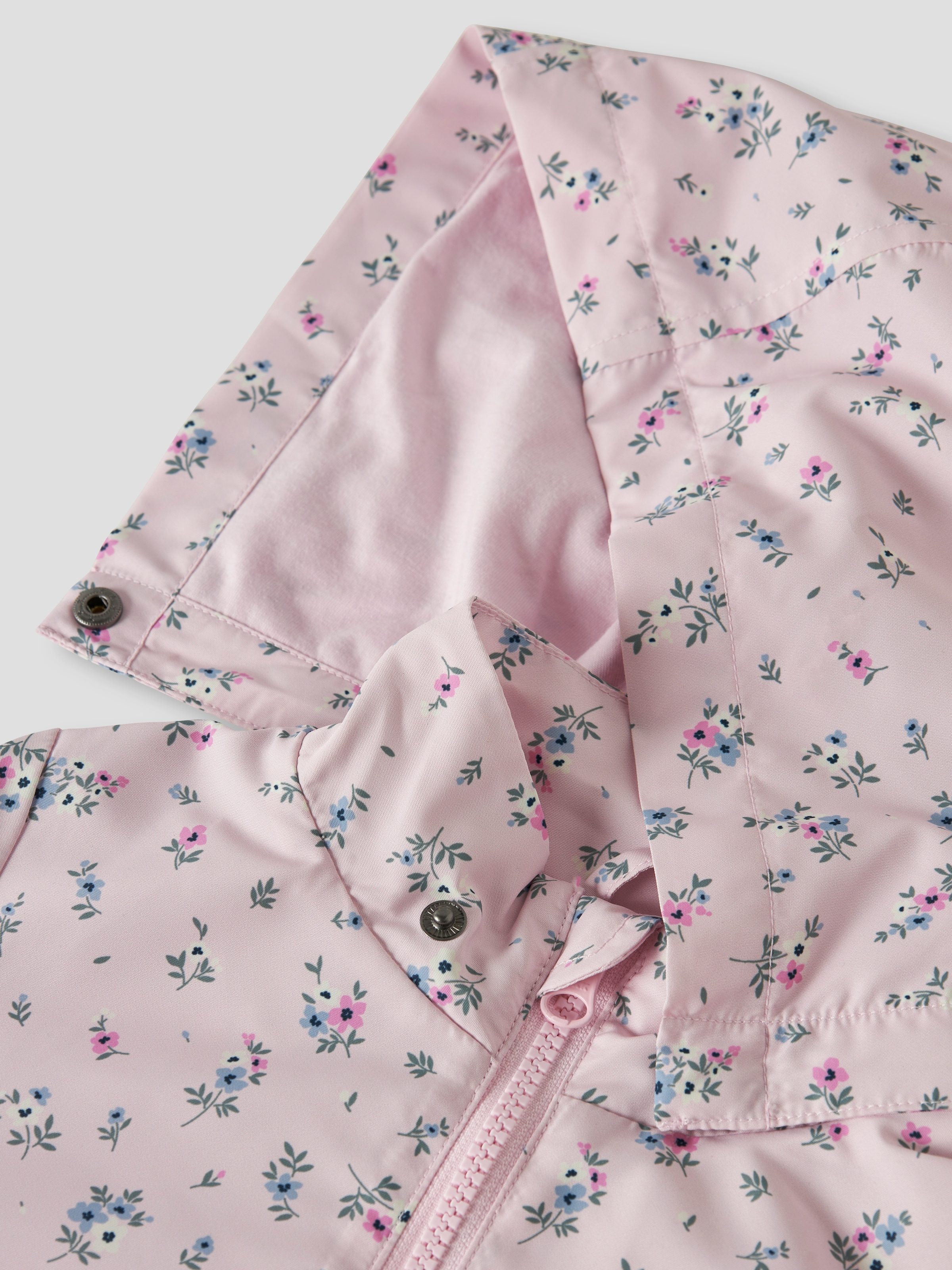 Name It Outdoorjacke »NMFMAXI JACKET LI AOP NOOS« mit Kapuze