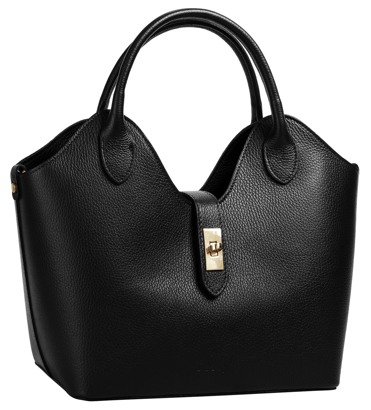 forty° Shopper »FORTY° Damen LANVERRA - M echt Leder, Made in Italy« echt Leder, Made in Italy