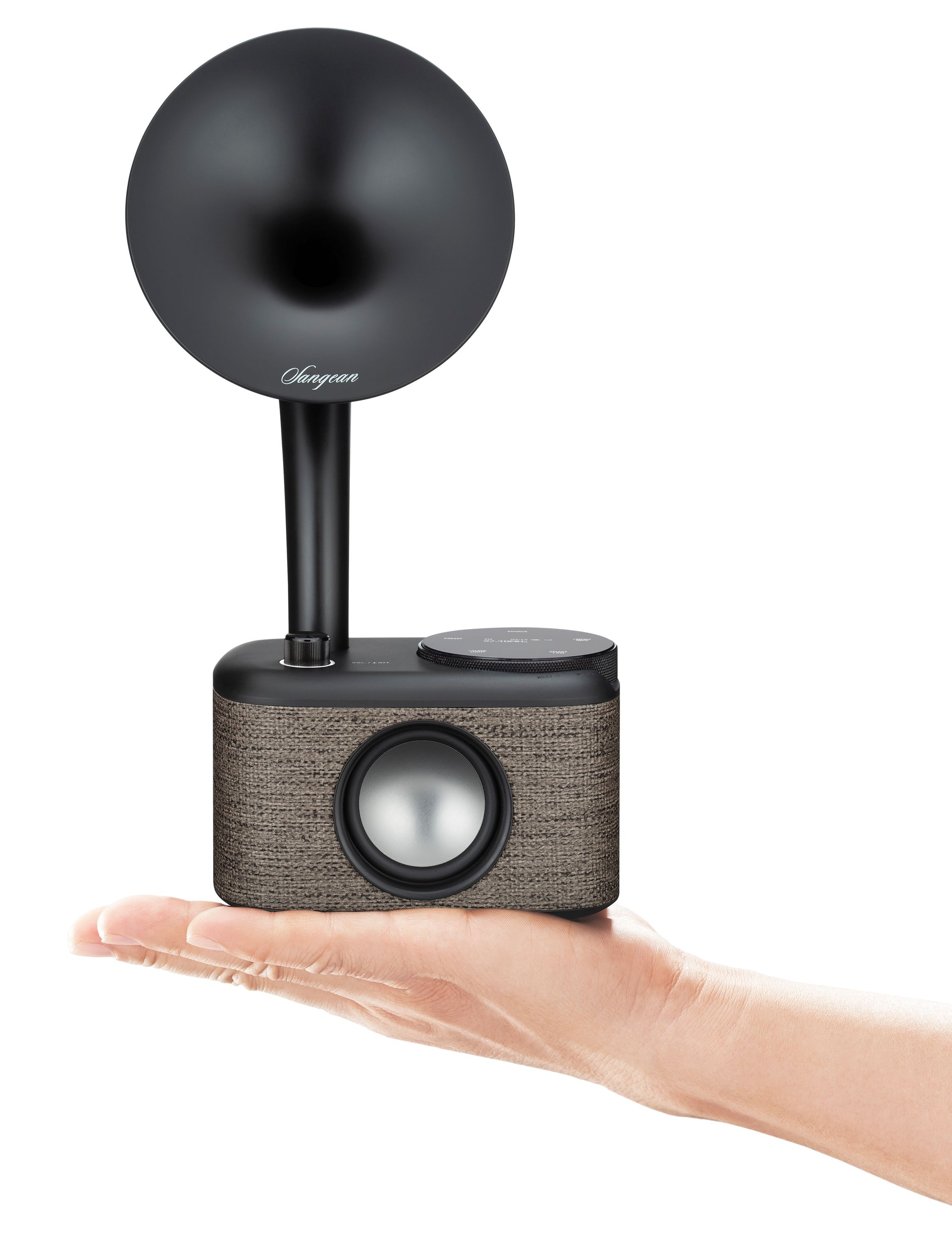 Sangean Retro-Radio »CP-100D«, (Bluetooth Digitalradio (DAB+)-FM-Tuner), Digital Retro Design Gramophone
