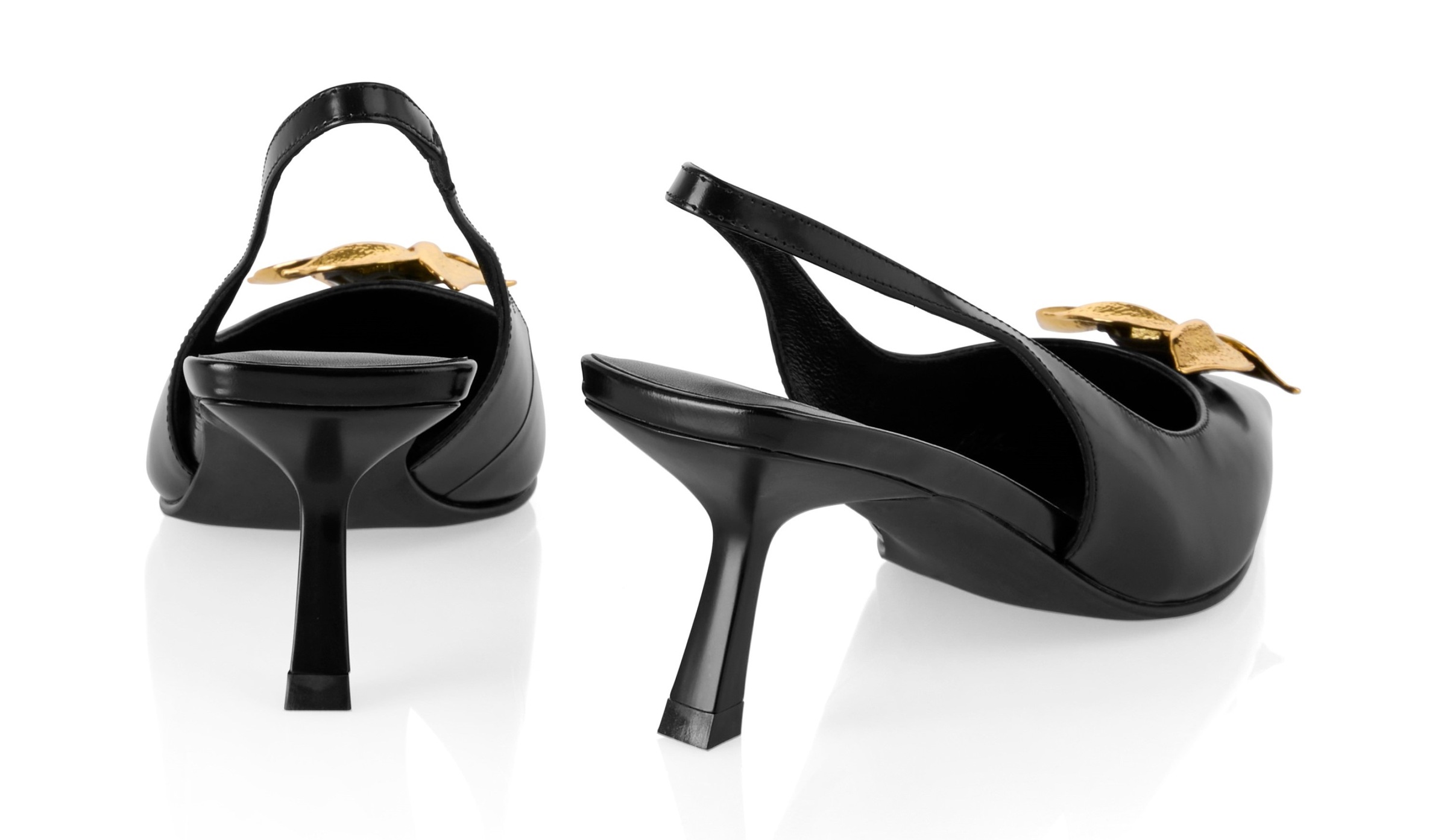Marc Cain Slingpumps »Glam Dotted Delight«, Pumps, Stiletto mit elastischem Fersenriemchen