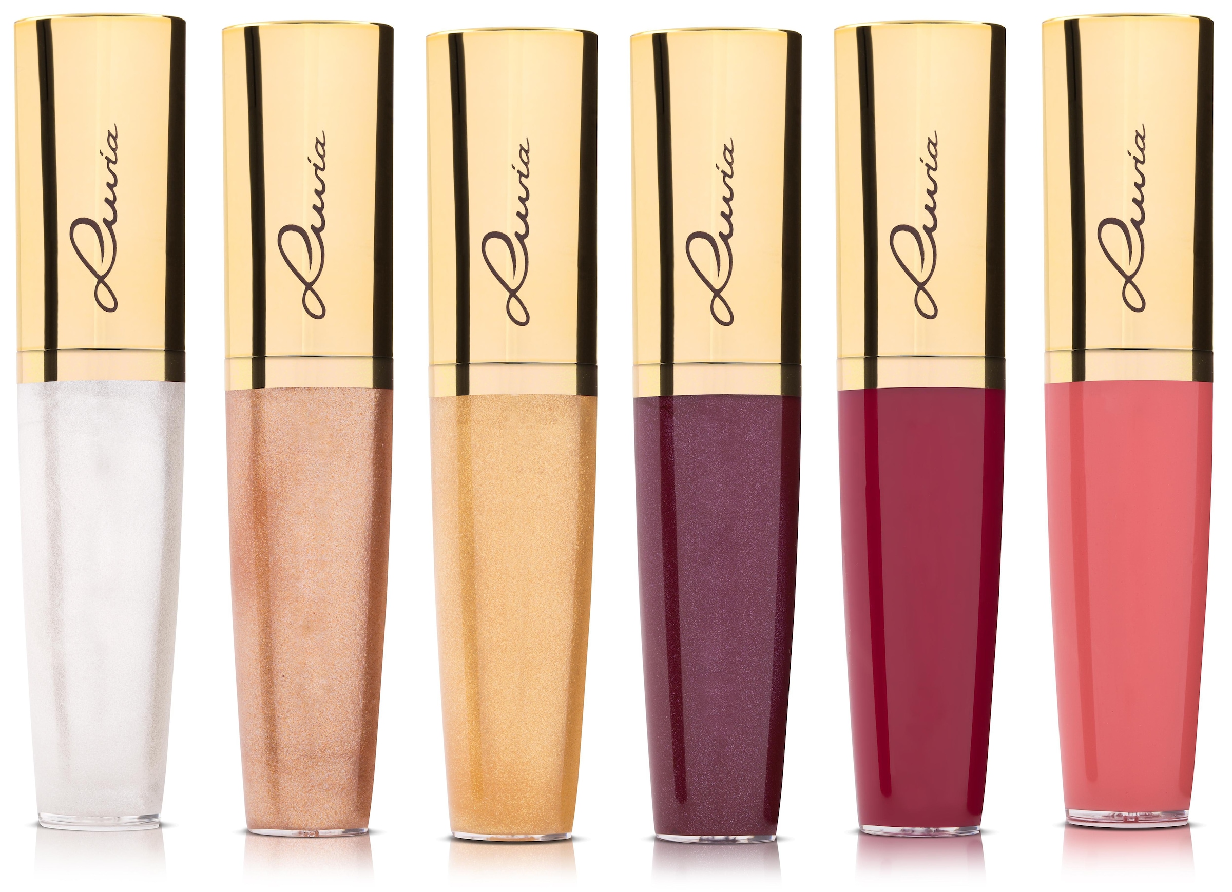 Luvia Cosmetics Lipgloss »Senaya Luxurious Colors«, (Set, 6 tlg.)