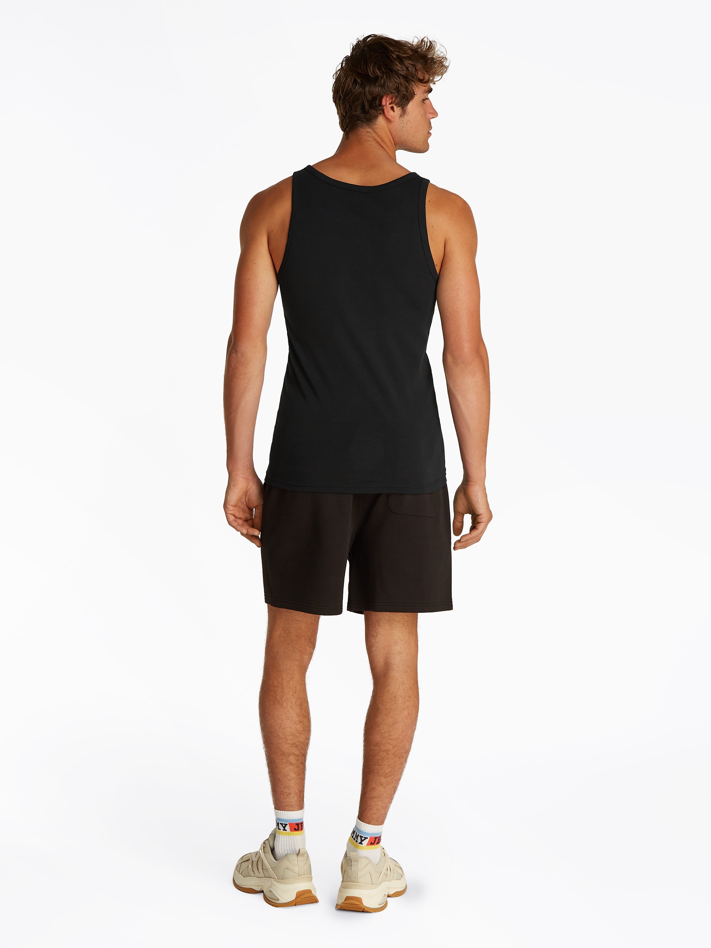 Tommy Jeans Tanktop »TJM XSLIM 2PCK RIB TANK EXT«, (Packung, 2 tlg., 2er), mit gerippter Struktur