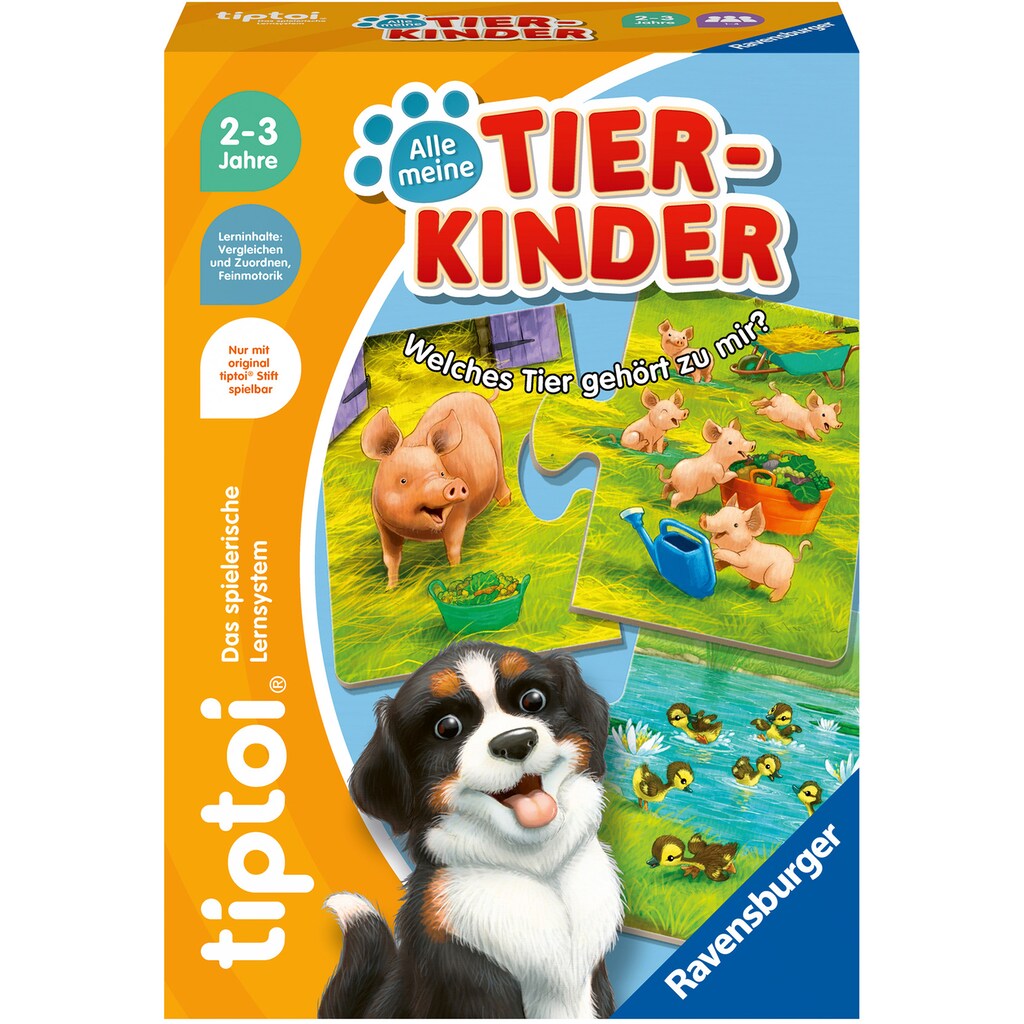 Ravensburger Puzzle »tiptoi® Alle meine Tierkinder«, Made in Europe, FSC® - schützt Wald - weltweit