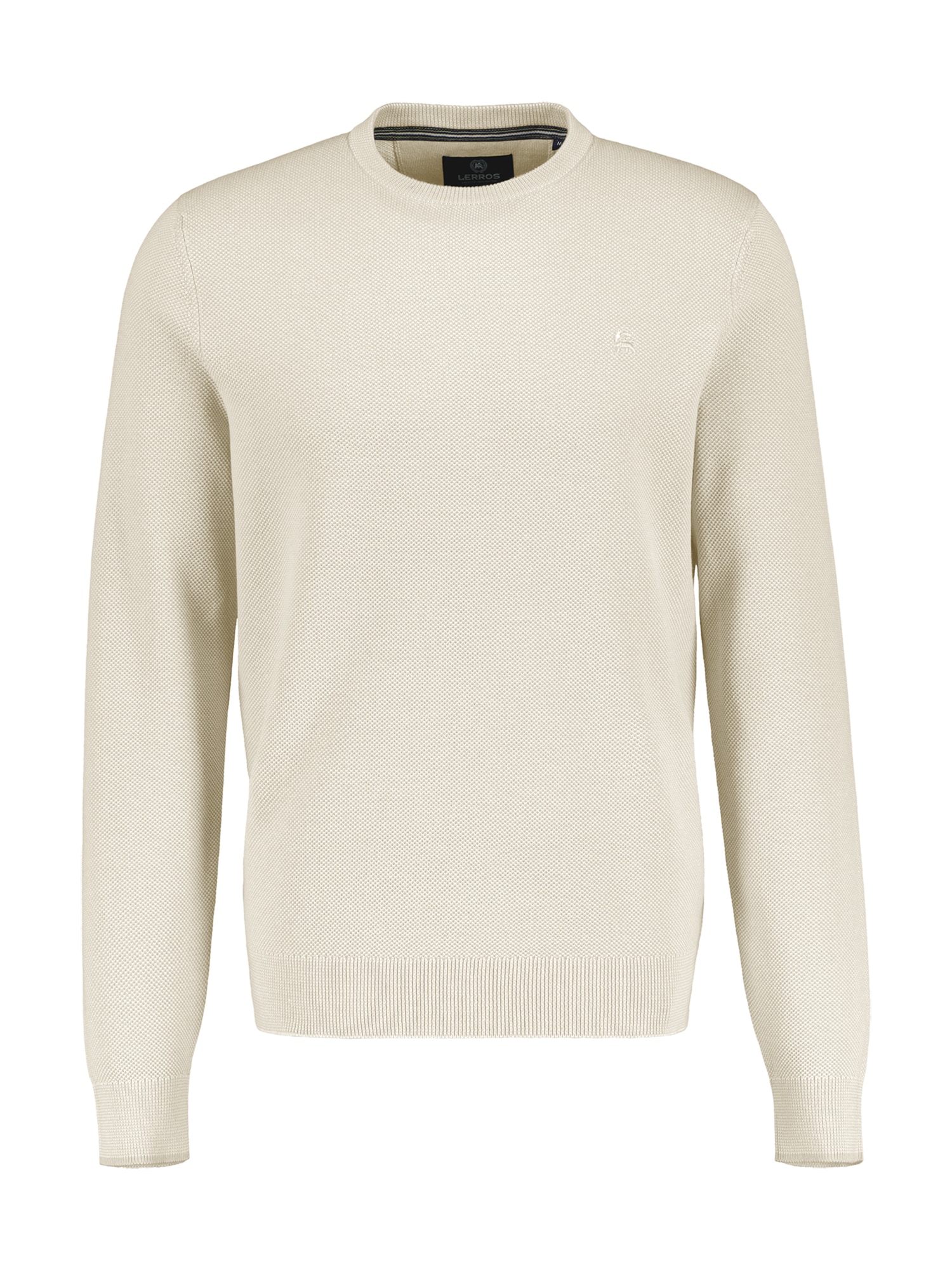 LERROS Strickpullover »LERROS Leichter Strickpullover mit schmaler Rippstruktur«