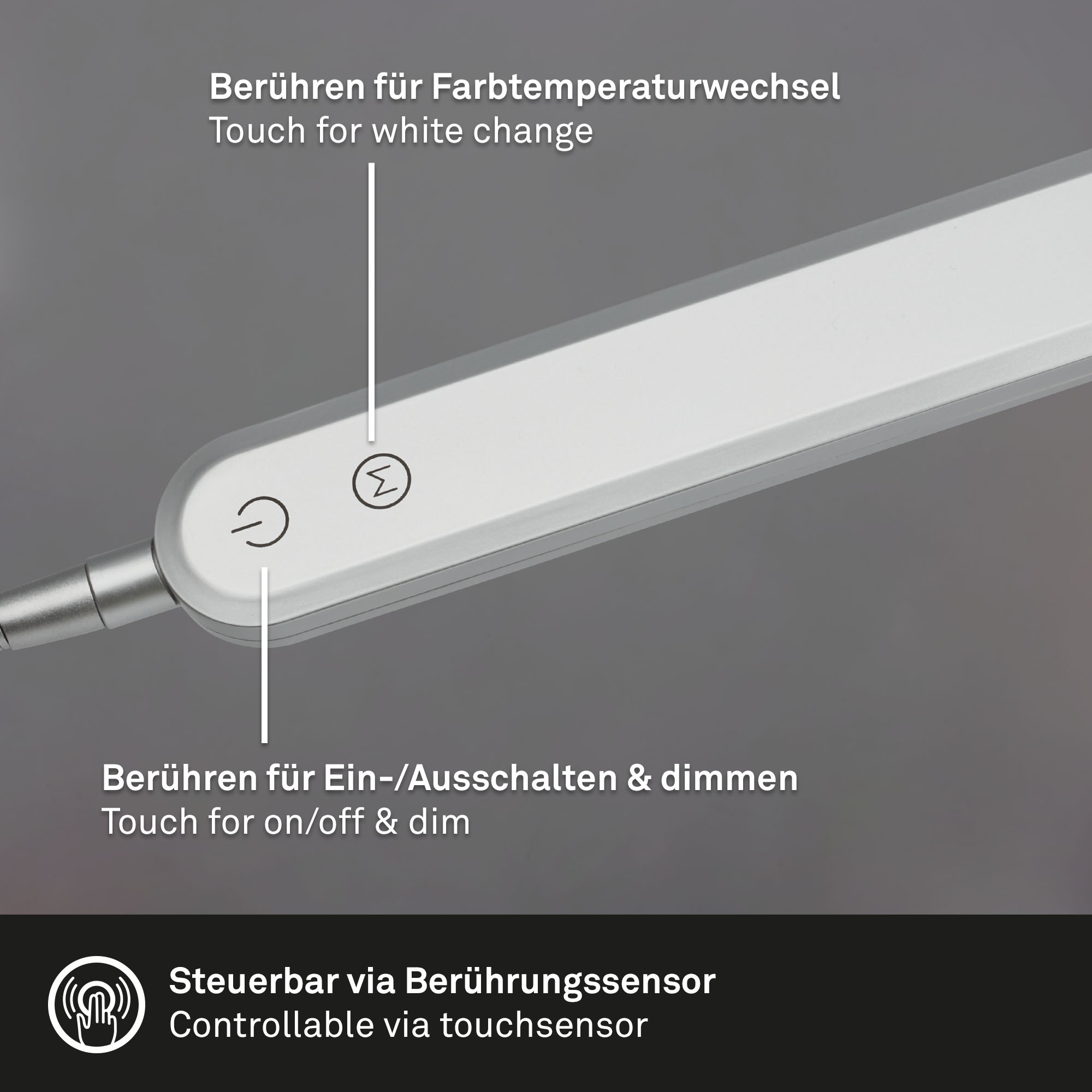 Briloner Leuchten LED Schreibtischlampe »Servo«