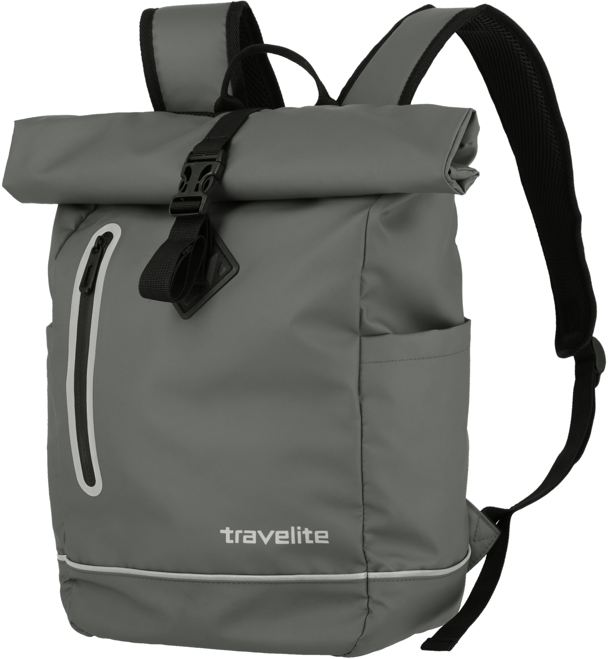 travelite Freizeitrucksack »BASICS Roll-Up Rucksack Plane«, Wanderrucksack Reiserucksack Streetpack Arbeitsrucksack