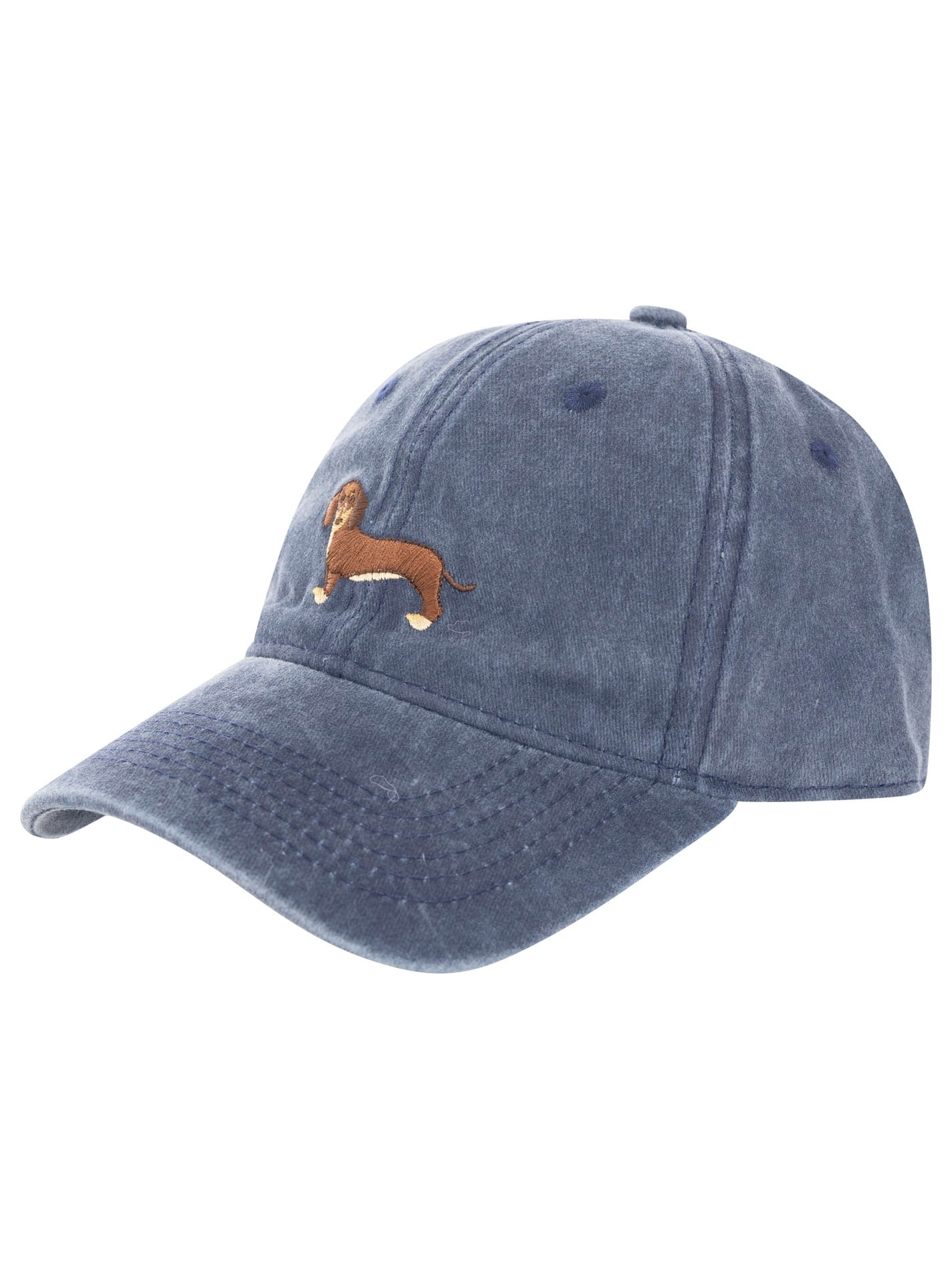 Zwillingsherz Baseball Cap »"Dackel"« Dackelmotiv gestickt, moderner Vintage Look