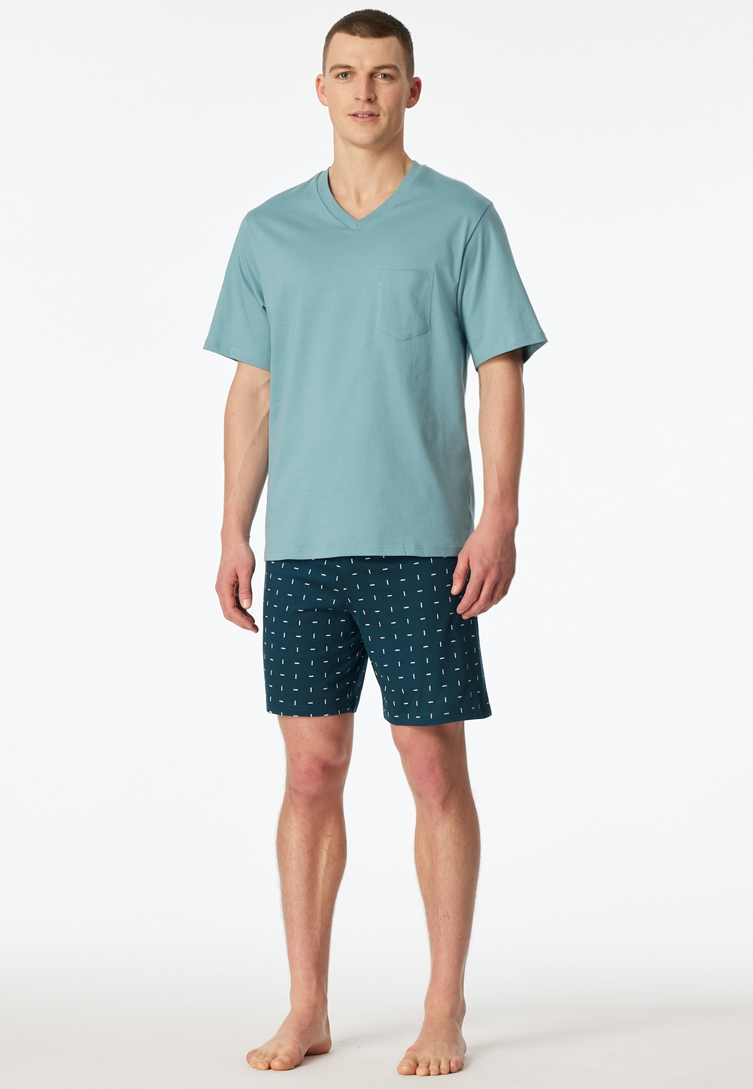 Schiesser Shorty »Comfort Essentials« 2 mit aufgesetzter Brusttasche