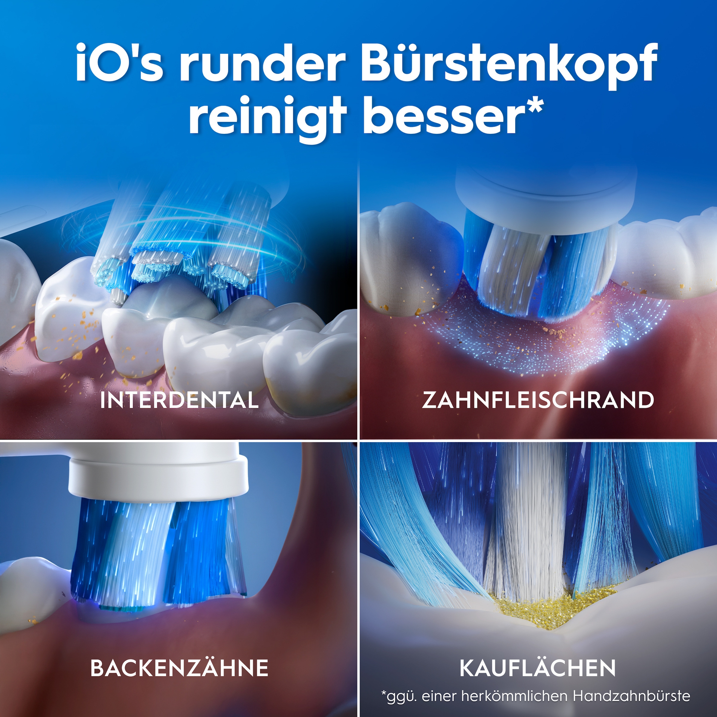 Oral-B Elektrische Zahnbürste »Oral-B iO Series 2« 1 Stk. Aufsteckbürsten für die sanfte Reinigung
