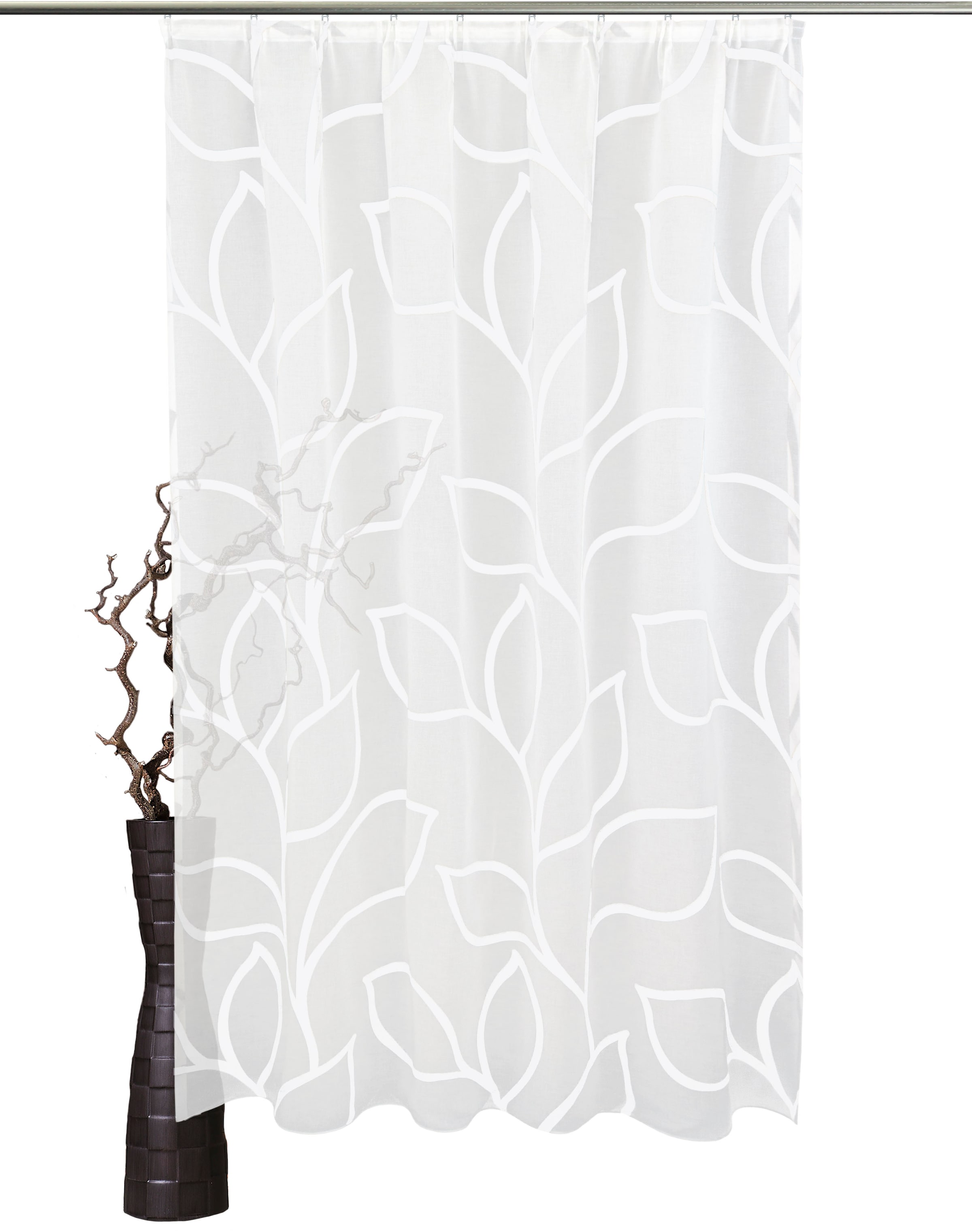 Försäljning Undra föregångare gardinen 165 hoch cm Kvinna Övertalning rycka