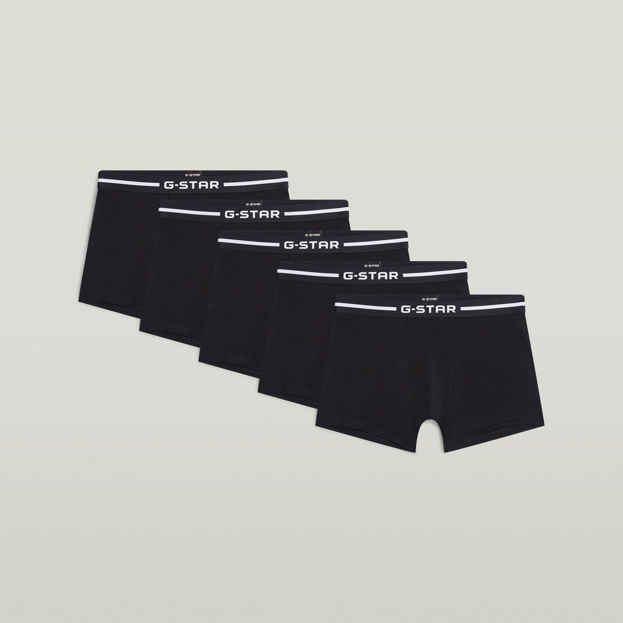 G-STAR Boxershorts »HEMLOCK, 5 PACK TRUNKS« Packung, 5 Stk. Bund mit Logoschriftzug