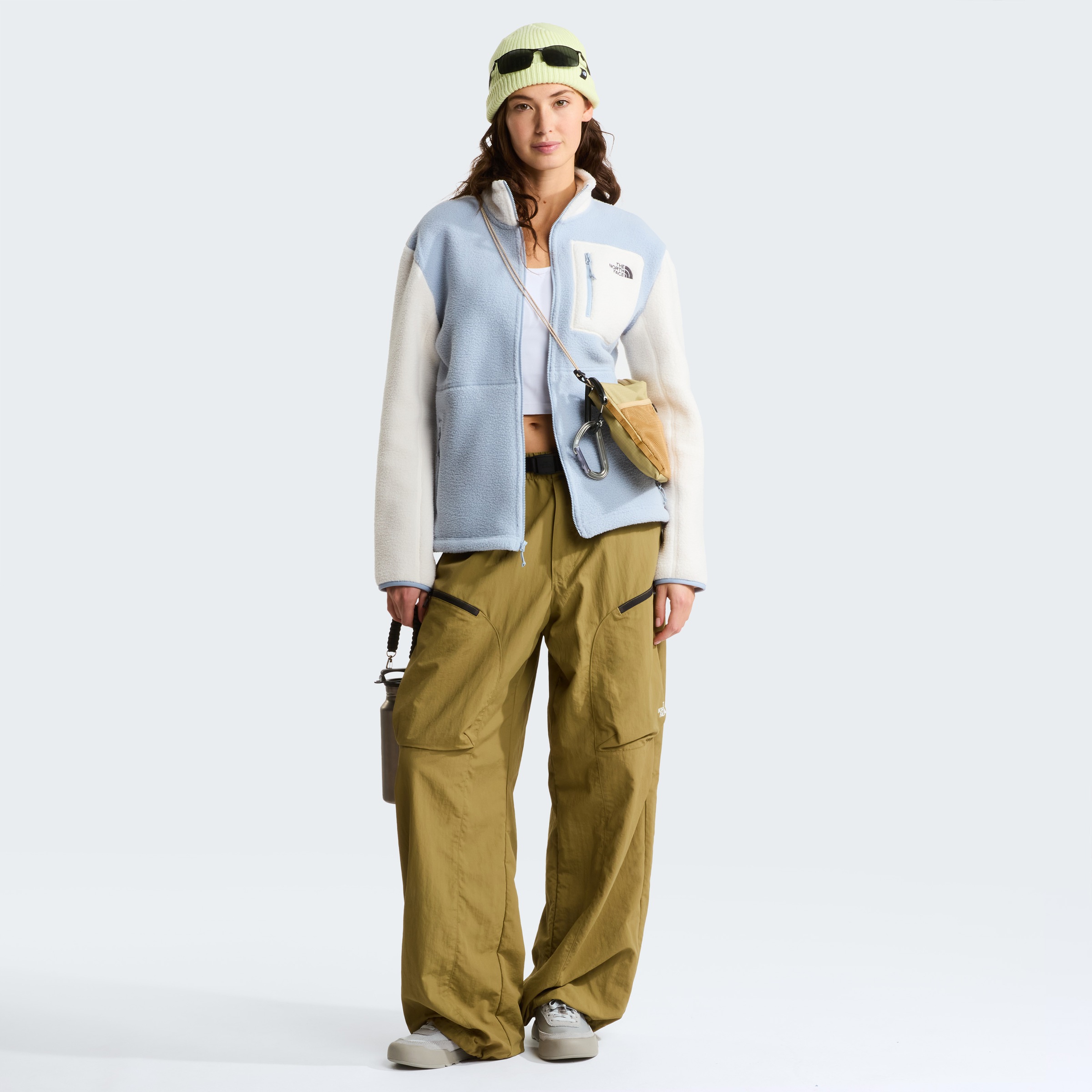 The North Face Strickfleece-Pullover »W YUMIORI FULL ZIP« aus Polyester, mit durchgehendem Reißverschluss