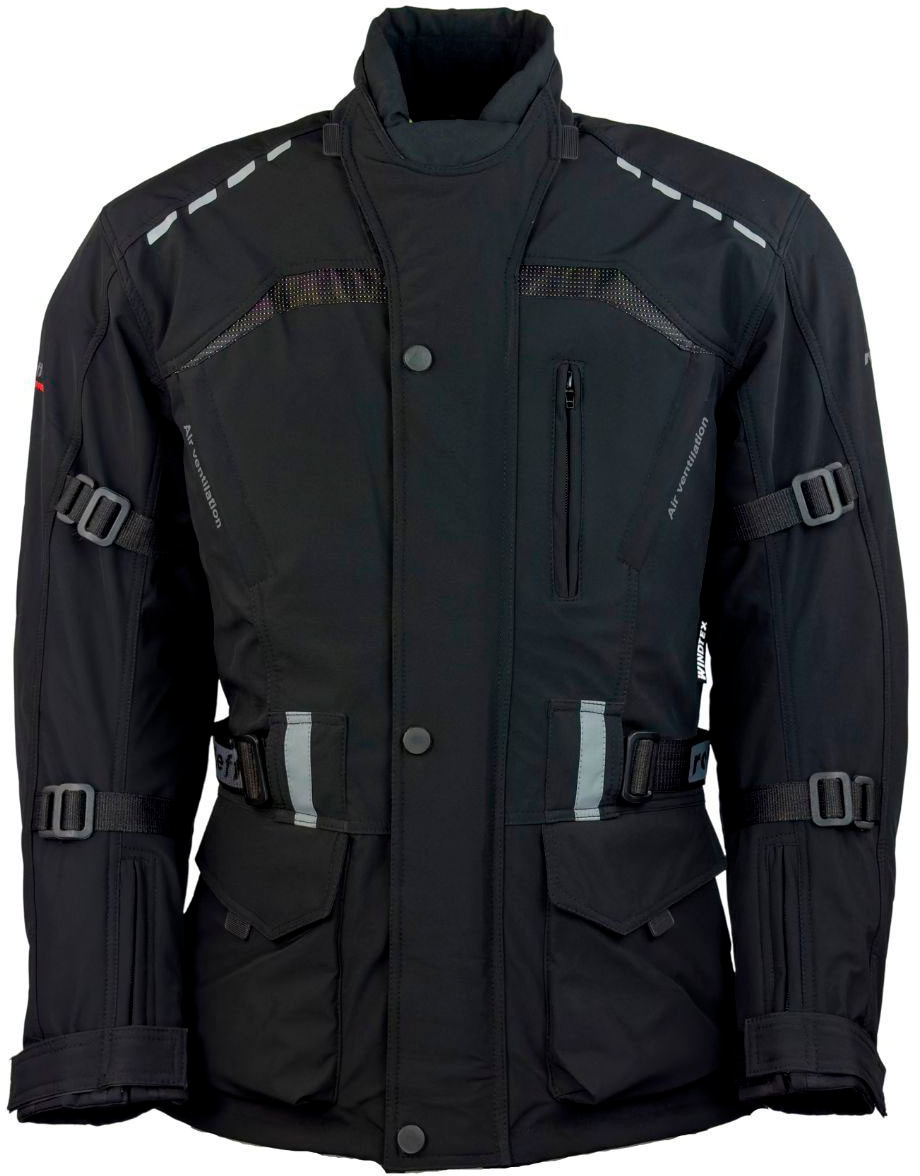 roleff Motorradjacke »RO 1512«, 8 Taschen, 4 Belüftungslöcher, mit Sicherheitsstreifen