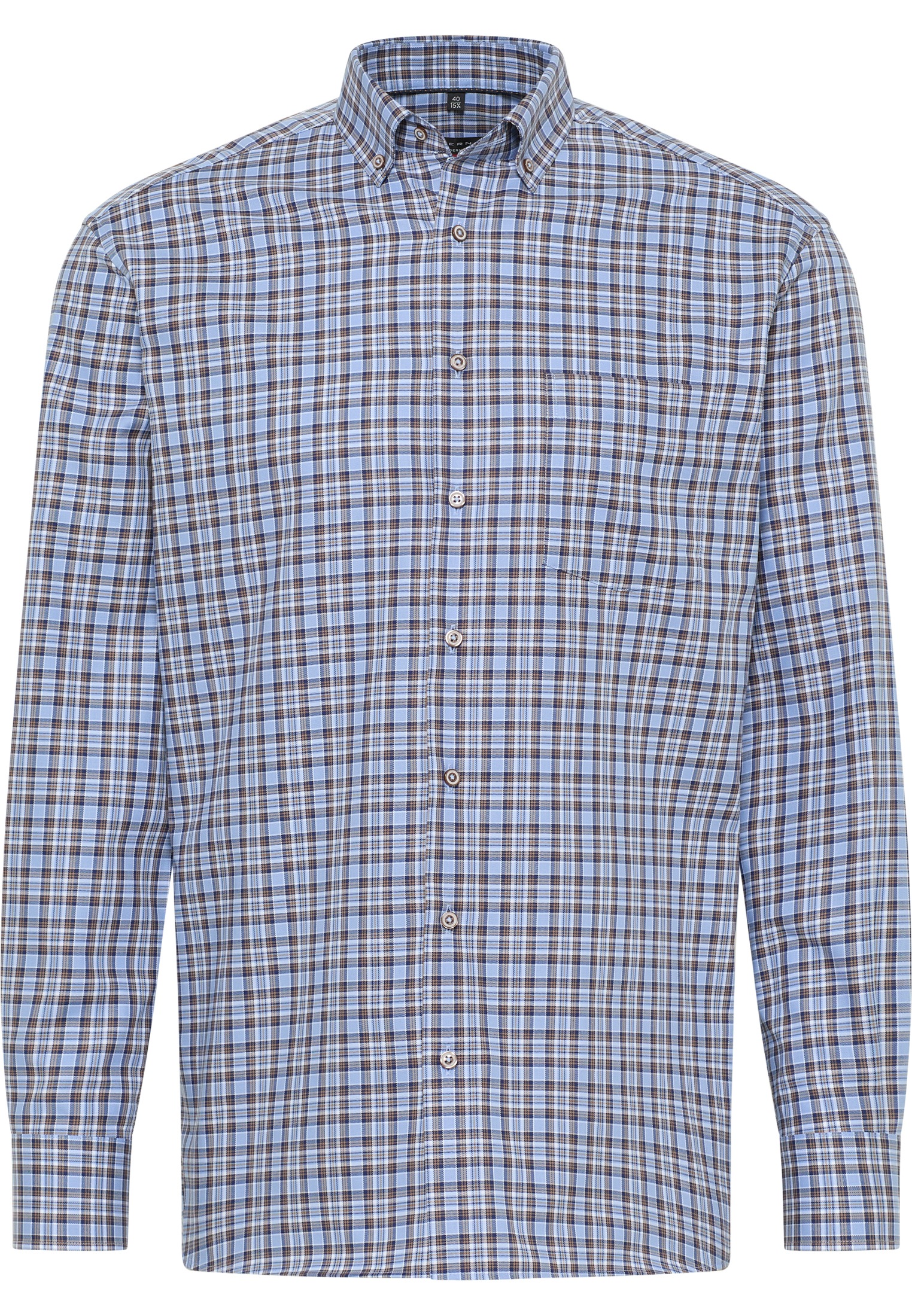 Eterna Langarmhemd »MODERN FIT« NON IRON (bügelfrei)