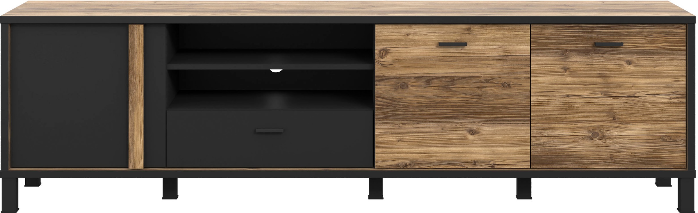 FORTE Lowboard »Hayato«, TV-Schrank, TV-Board, Breite ca. 199 cm