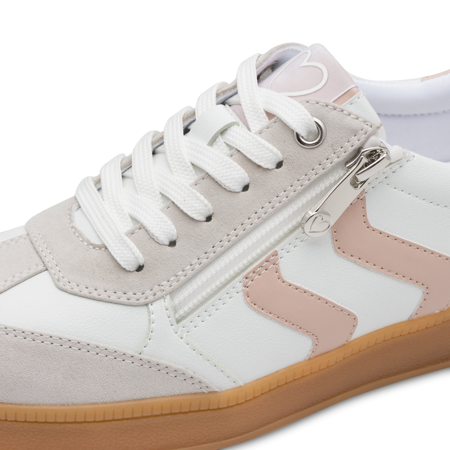 MARCO TOZZI Plateausneaker  , Freizeitschuh, Halbschuh, Schnürschuh mit Kontrastbesatz