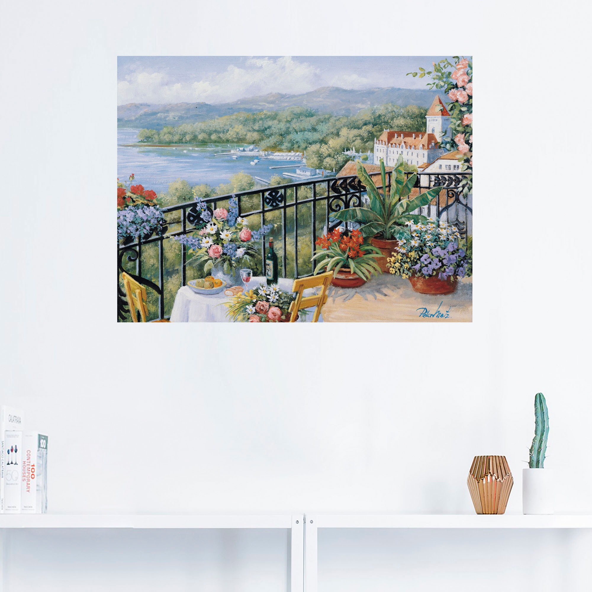 Artland Wandfolie »Unvergessliche Aussicht«, Garten, (1 St.), selbstklebend