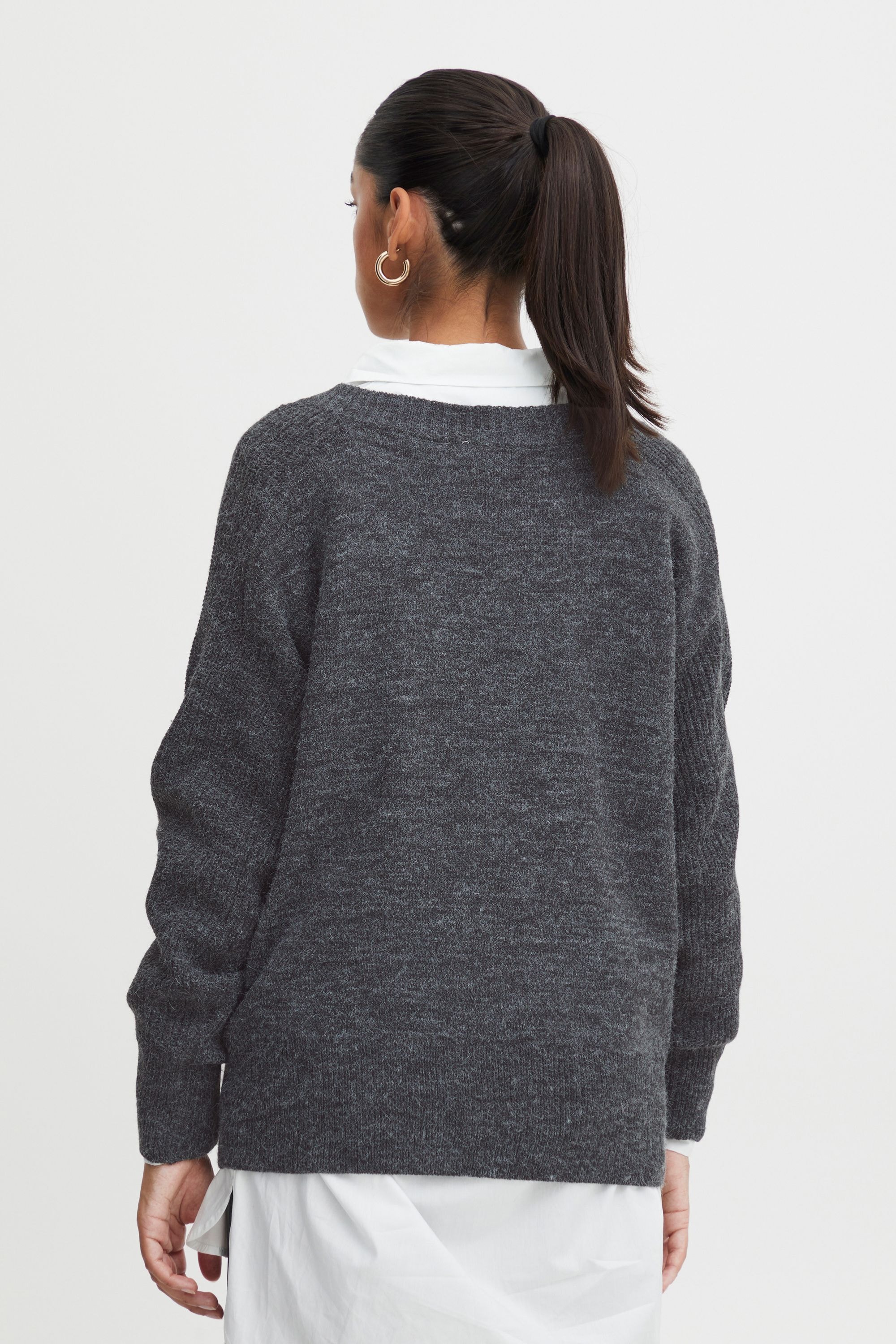 Ichi Strickfleece-Pullover »Strickpullover IHNovo«