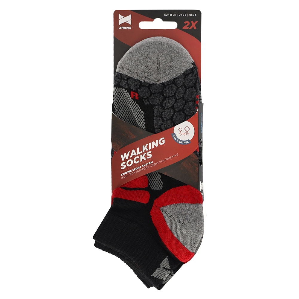 XTREME sockswear Laufsocken, Unisex Sport- und Funktionssocken mit Rippstruktur