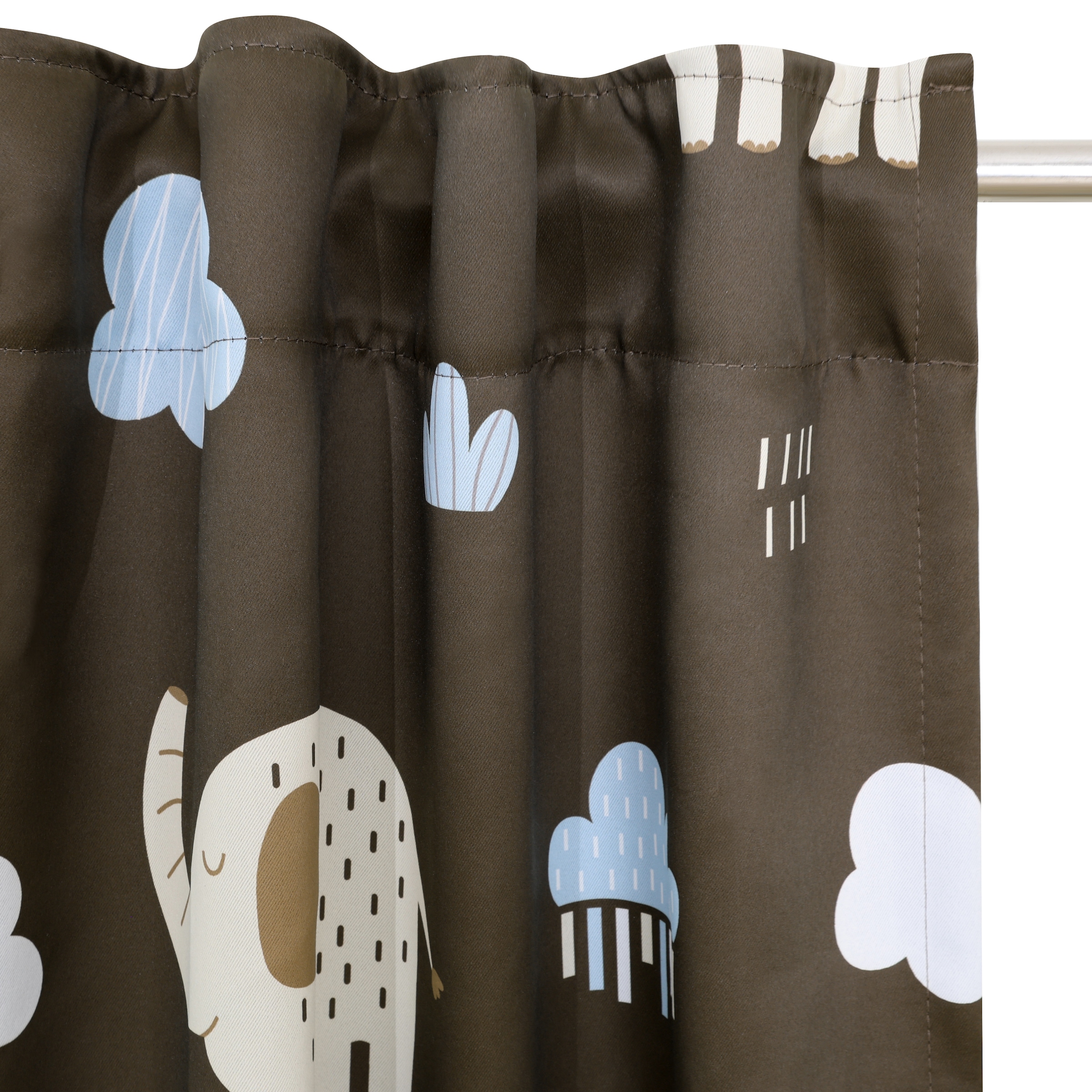 OTTO home Gardine »Maurrice« Multifunktionsband 1 Stk. tlg. Blickdicht, Multifunktionsband, Pflegeleicht, Elefanten Design