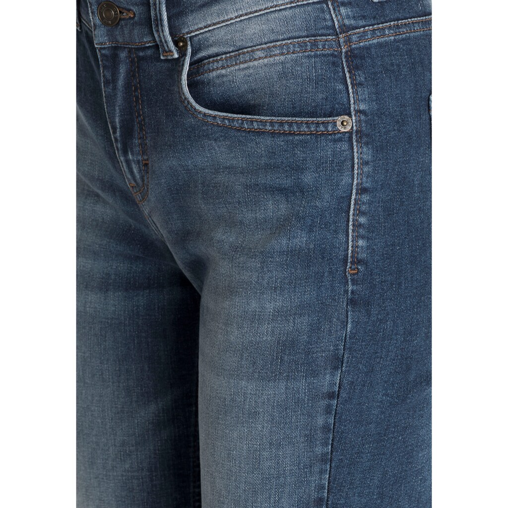 MAC Slim-fit-Jeans »Slim«, Typischer Used-Look