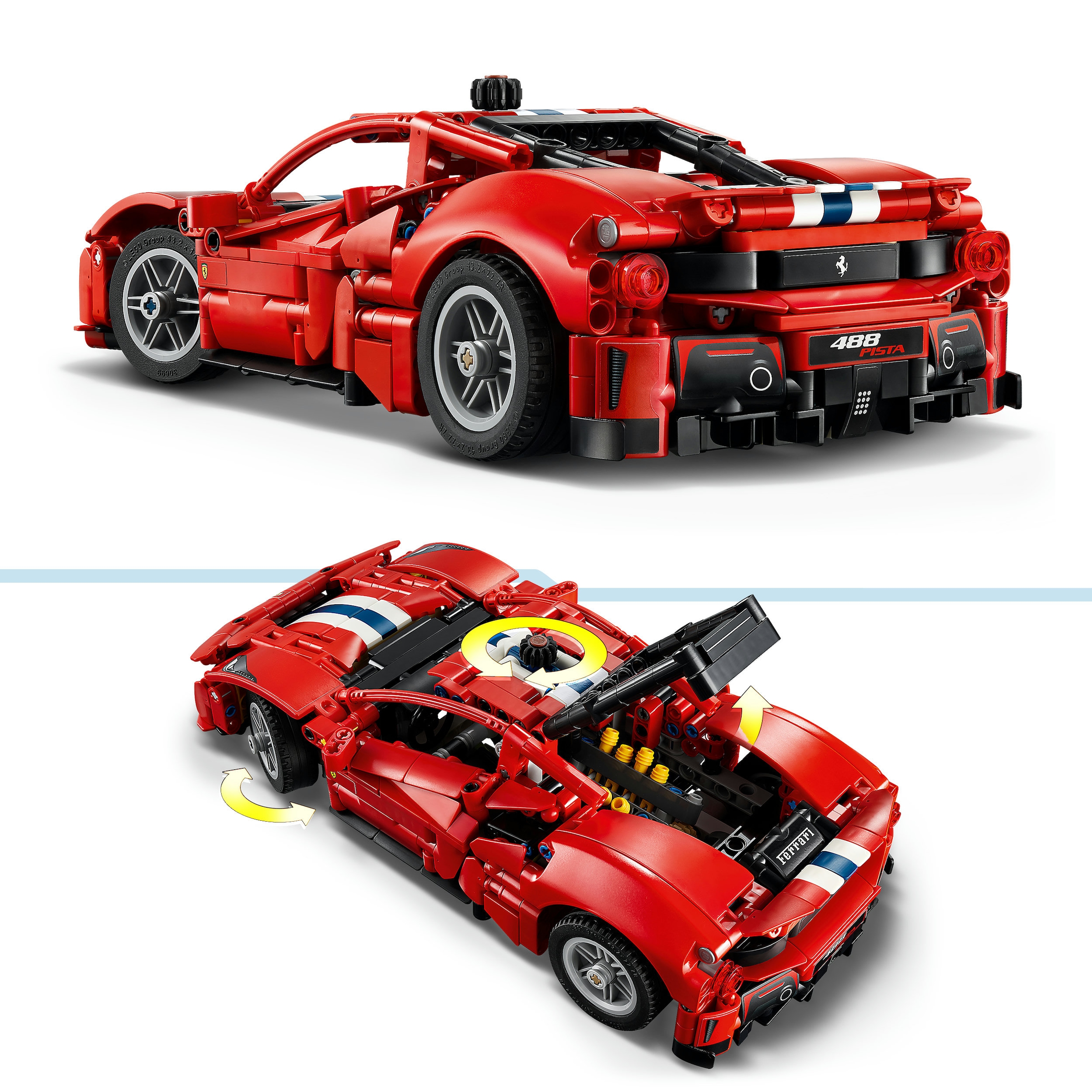 LEGO® Konstruktionsspielsteine »Ferrari 488 Pista Auto (42235), LEGO Technic« Made in Europe