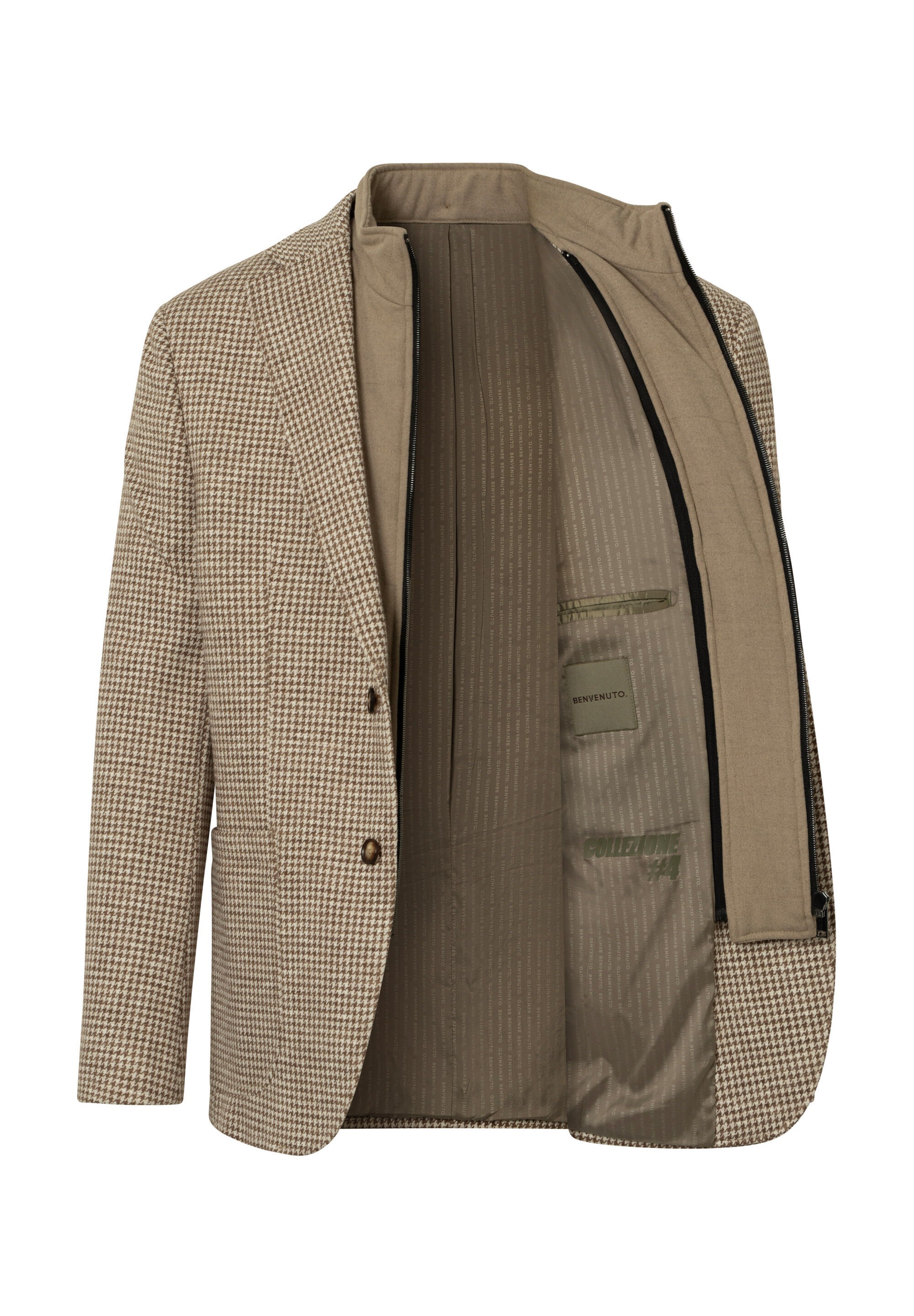 BENVENUTO. Anzugsakko »BENVENUTO. Sakko 4542« in Modern Fit, Seitenschlitze