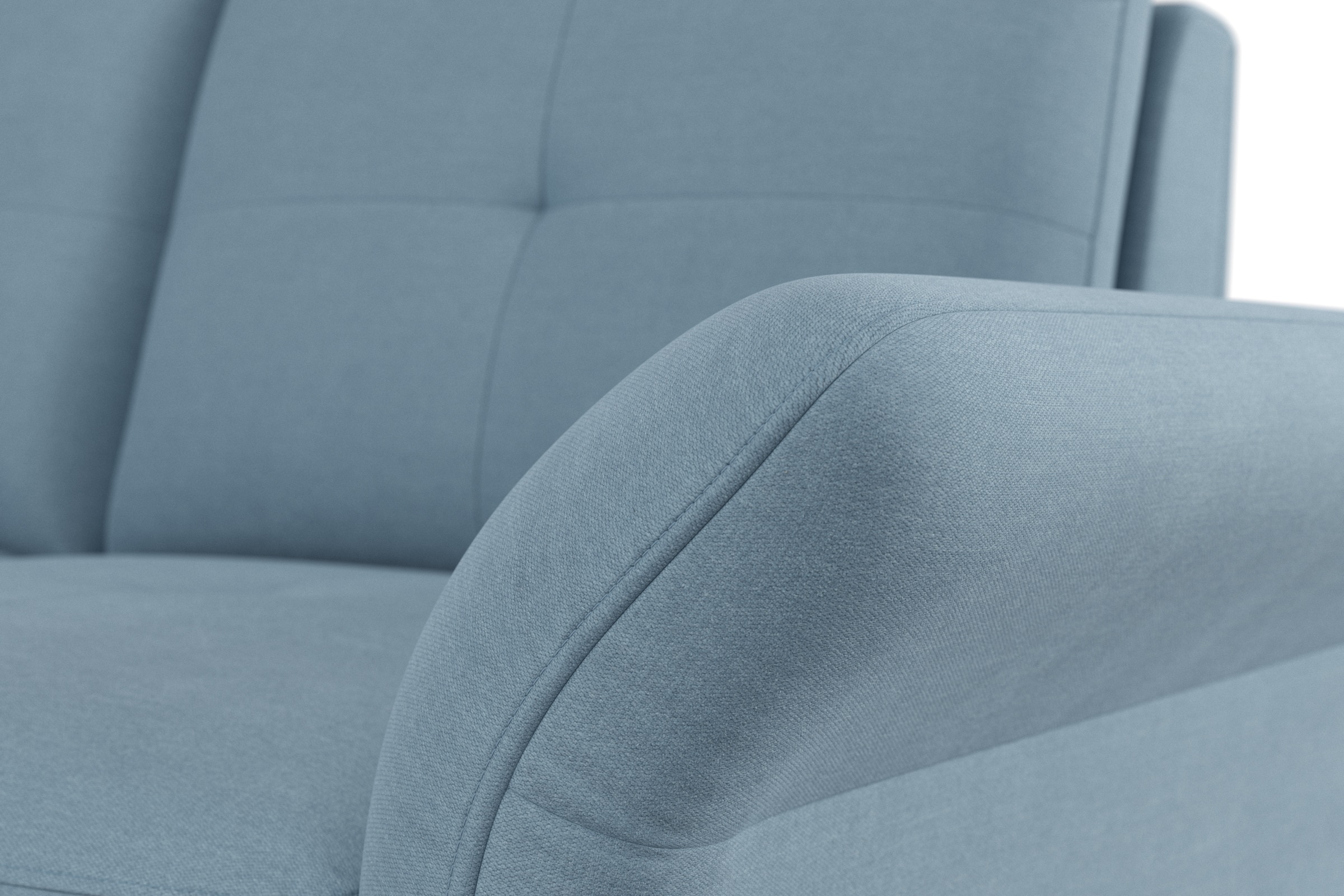 Places of Style Ecksofa »Calando L-Form«, wahlweise mit Bettfunktion, Bettkasten und Armteilfunktion