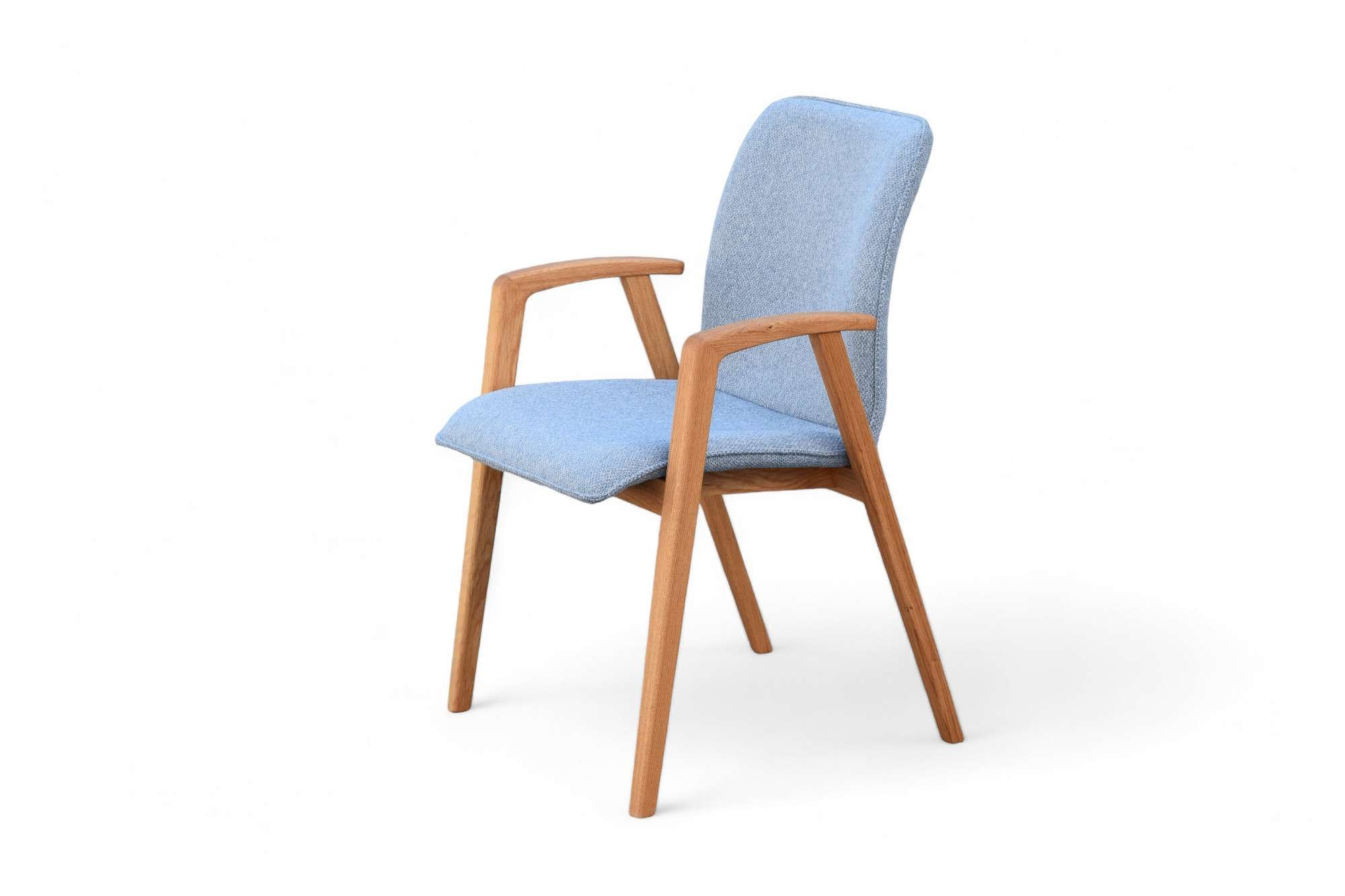 Home affaire Armlehnstuhl »Loreen Esszimmerstuhl, Polsterstuhl, Designstuhl« (Set) 2 Stk. Webstoff mit Massivgestell, hochwertig gearbeitet, Armlehnen, stilvoll, bequem