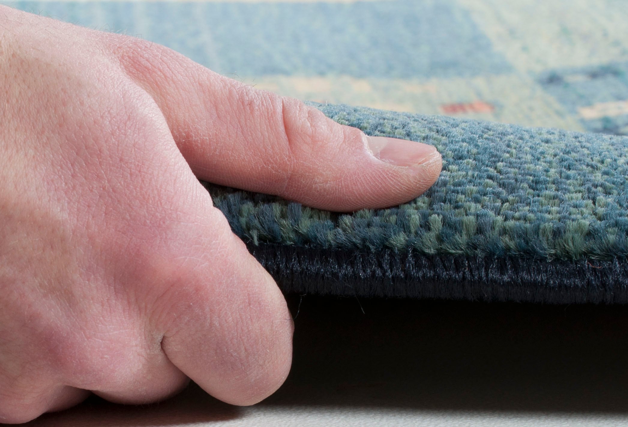 THEKO Teppich »Gabiro 2274« rechteckig 10 mm Höhe Kurzflor, Patchwork Design, Wohnzimmer