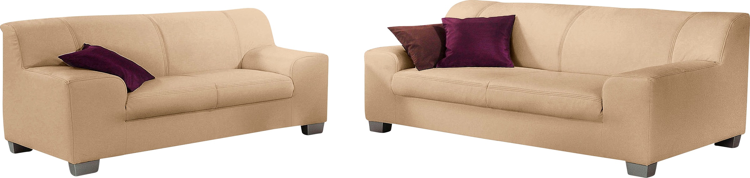 DOMO collection Polstergarnitur »Amando«, (Spar-Set), bestehend aus 2er- und 3er-Sofa