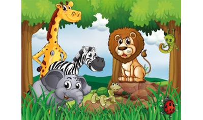 Papermoon Fototapete »Jungle Animals« kaufen