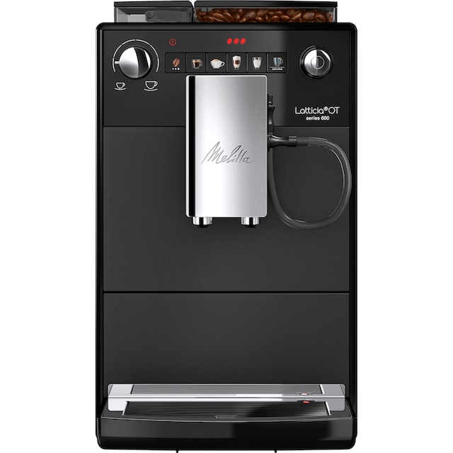 Melitta Kaffeevollautomat »Latticia® One Touch F300-100, schwarz«, kompakt,  aber XL Wassertank & XL Bohnenbehälter jetzt im OTTO Online Shop
